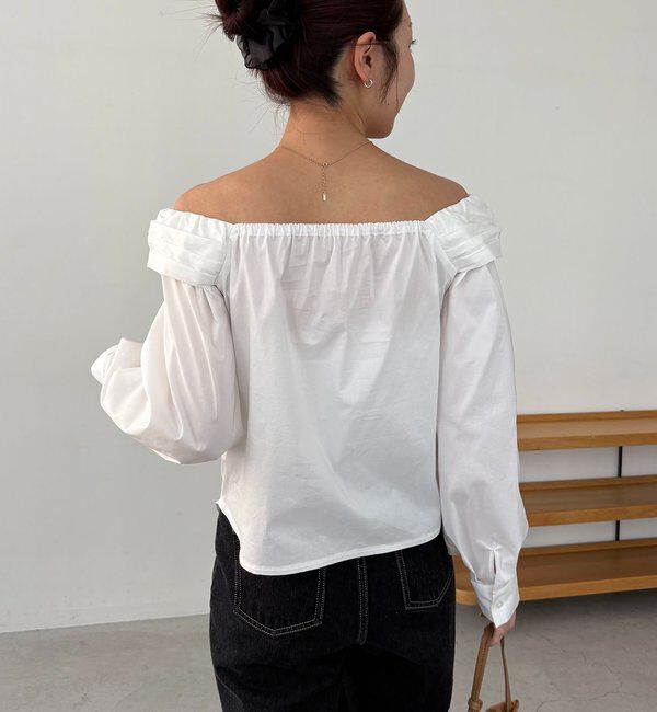  「オフショルパフブラウス」|シャツ・ブラウス|
