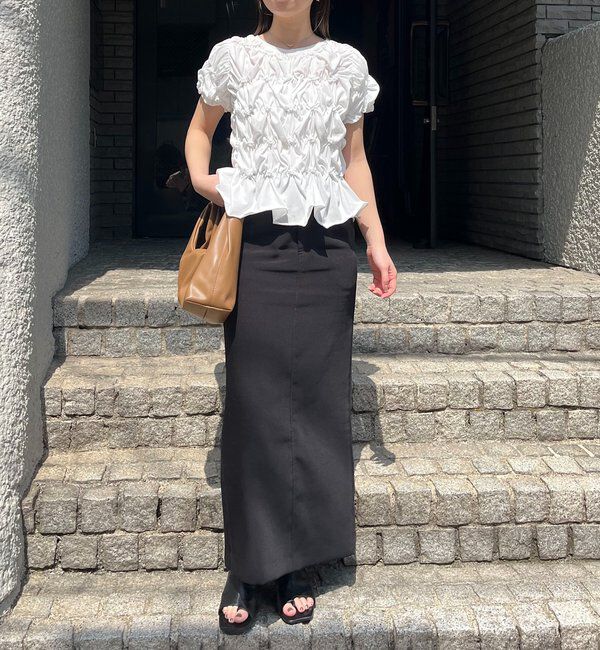  「【新色イエロー・チャコールグレー】シャーリングホイップＴ」|Tシャツ・カットソー|