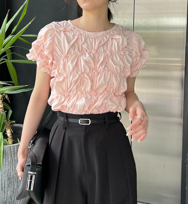  「【新色イエロー・チャコールグレー】シャーリングホイップＴ」|Tシャツ・カットソー|