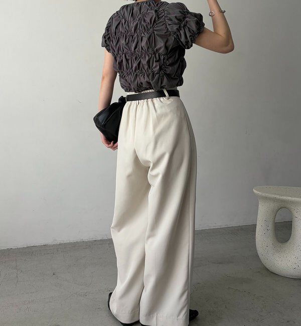  「【新色イエロー・チャコールグレー】シャーリングホイップＴ」|Tシャツ・カットソー|