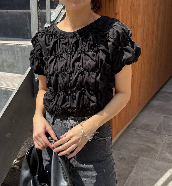  「【新色イエロー・チャコールグレー】シャーリングホイップＴ」|Tシャツ・カットソー|