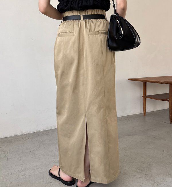  「【主役級スカート/低身長サイズあり】アシメタックベルト付スカート」|スカート|