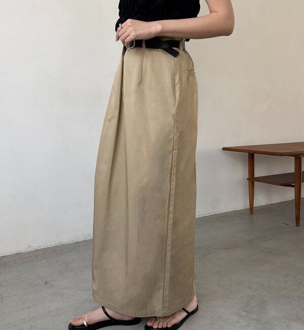  「【主役級スカート/低身長サイズあり】アシメタックベルト付スカート」|スカート|