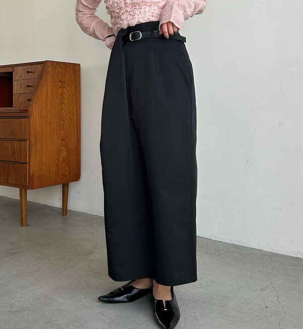  「【主役級スカート/低身長サイズあり】アシメタックベルト付スカート」|スカート|