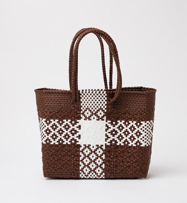 ABAHOUSE「【MOON BIRD/ムーンバード】メルカドバッグ / カゴバッグ / Sサイズ」|トートバッグ|ブラウン