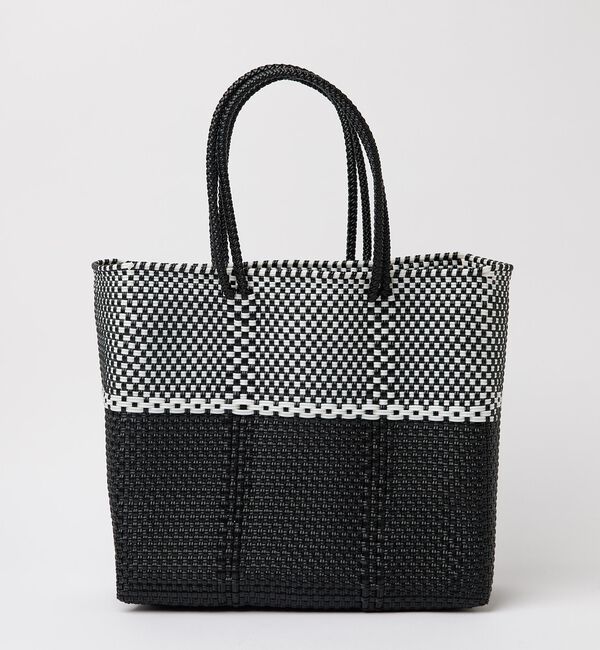 ABAHOUSE「【MOON BIRD/ムーンバード】手編みのメルカドバッグM/かごバッグ/軽量/」|トートバッグ|