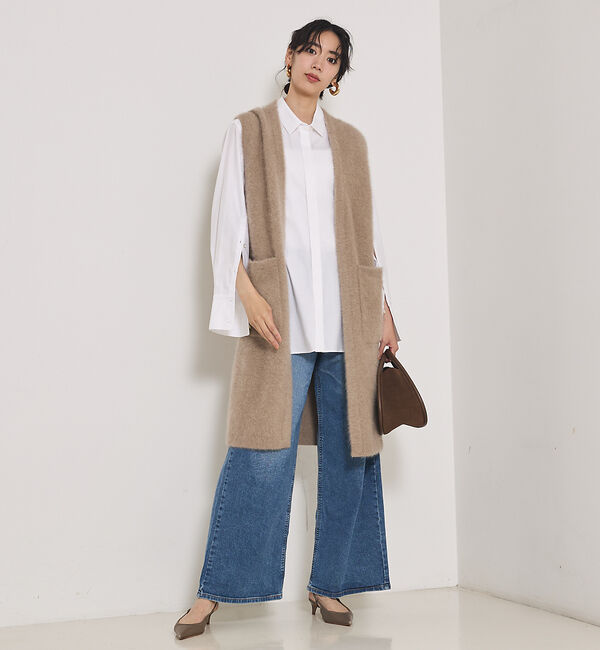 qualite「袖スリットレギュラーシャツ」|シャツ・ブラウス|