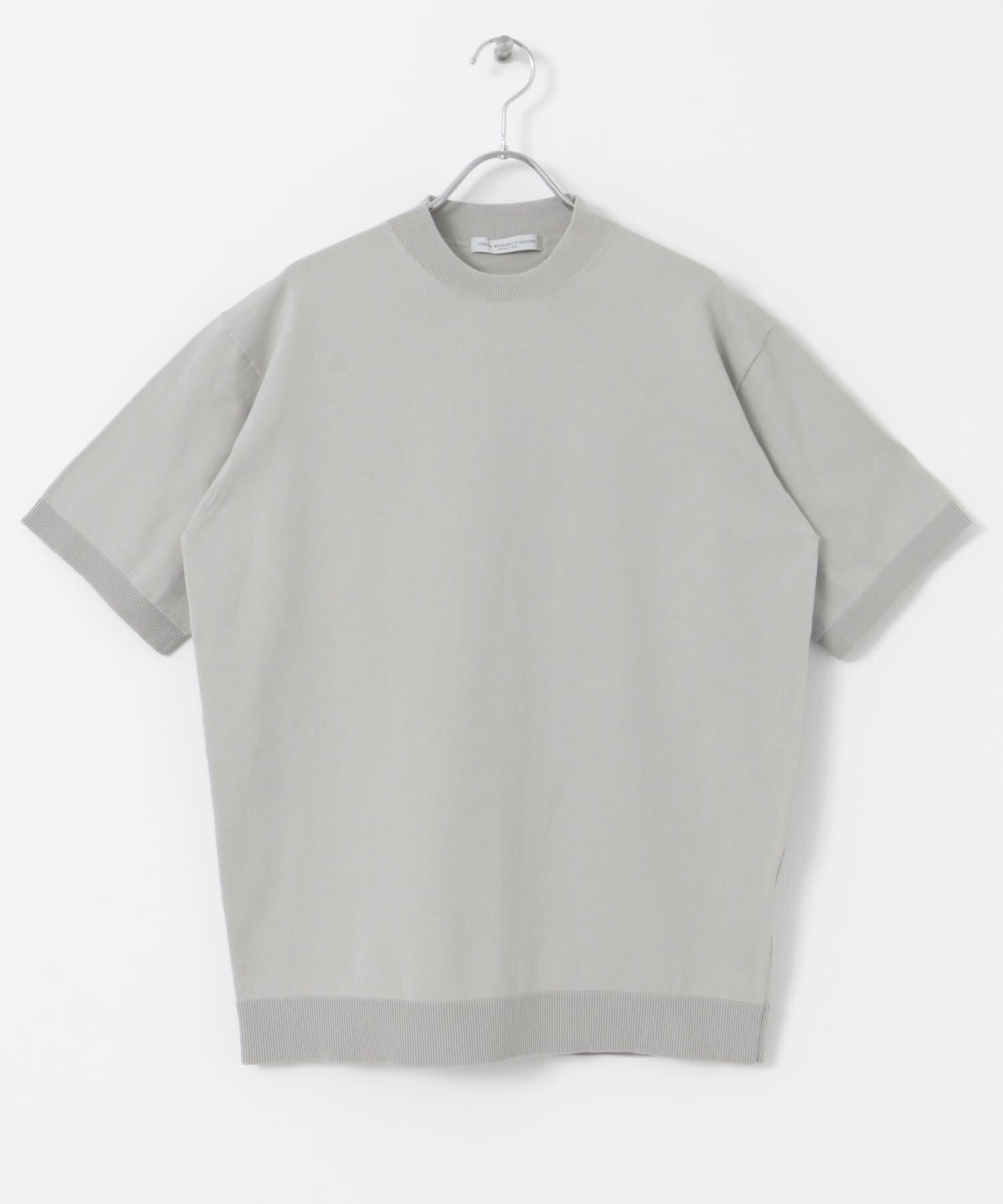 URBAN RESEARCH DOORS「LIFE STYLE TAILOR　ハイゲージクルーネック半袖ニット」|シャツ・ブラウス|