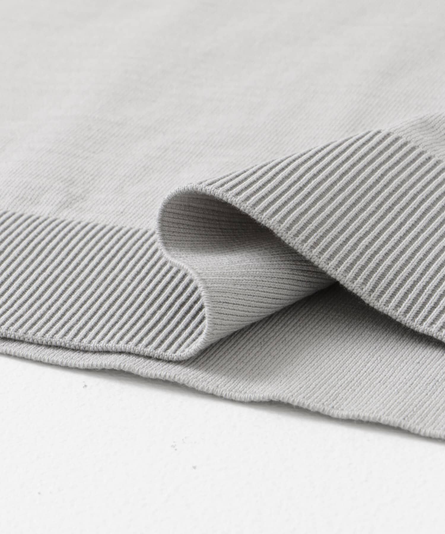 URBAN RESEARCH DOORS「LIFE STYLE TAILOR　ハイゲージクルーネック半袖ニット」|シャツ・ブラウス|