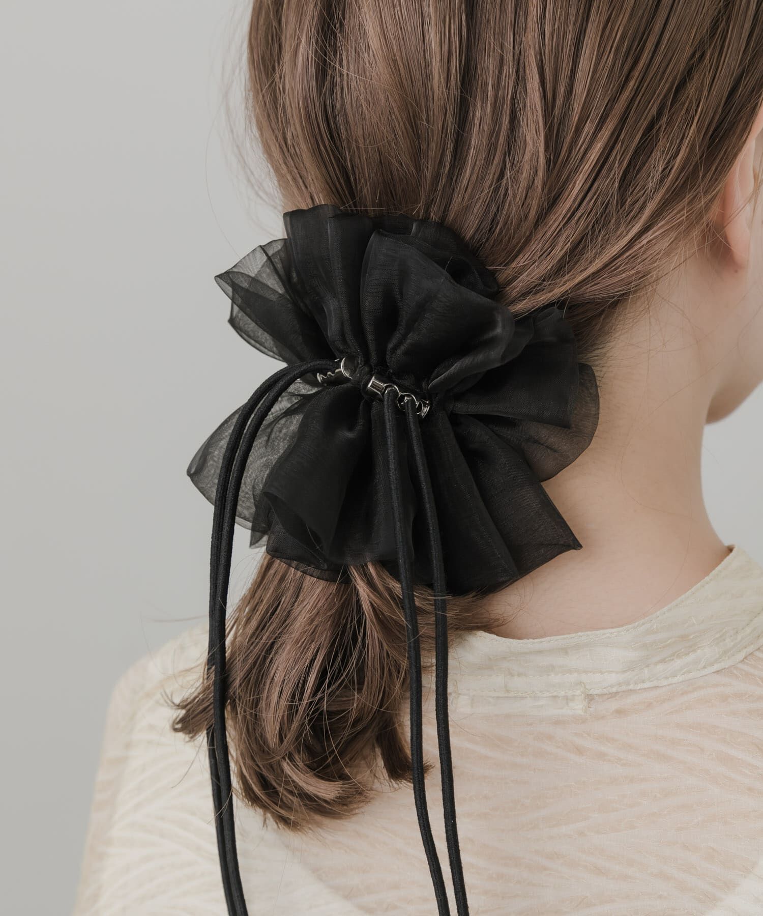 SMELLY「ドローコードシアーシュシュ」|ヘアゴム・シュシュ|