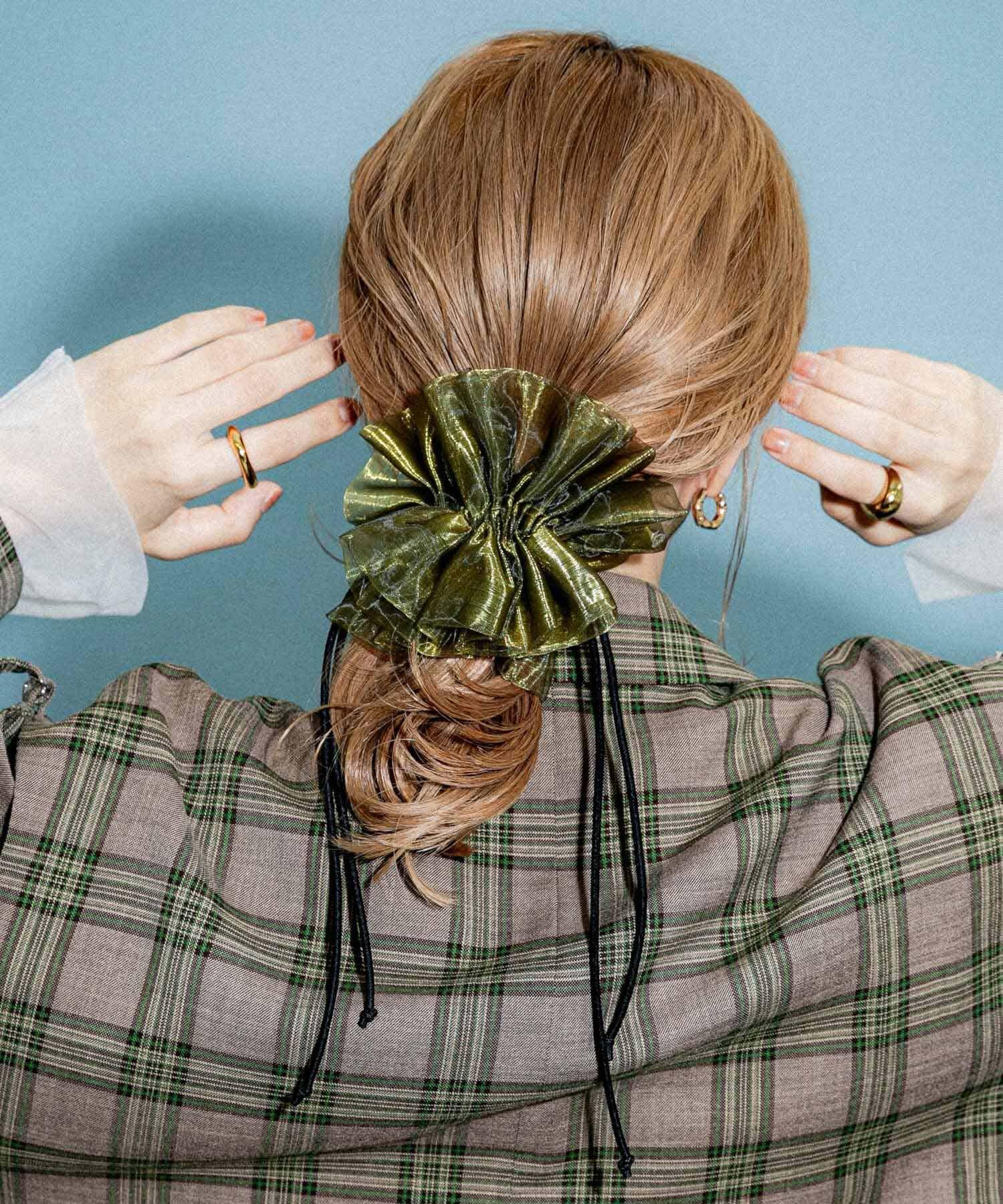 SMELLY「ドローコードシアーシュシュ」|ヘアゴム・シュシュ|