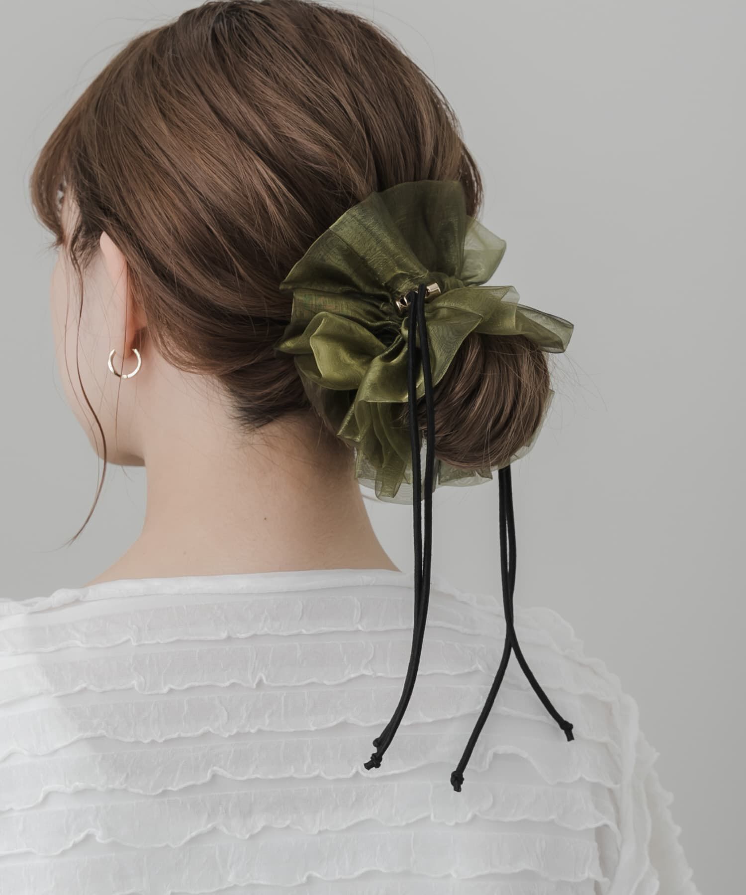 SMELLY「ドローコードシアーシュシュ」|ヘアゴム・シュシュ|