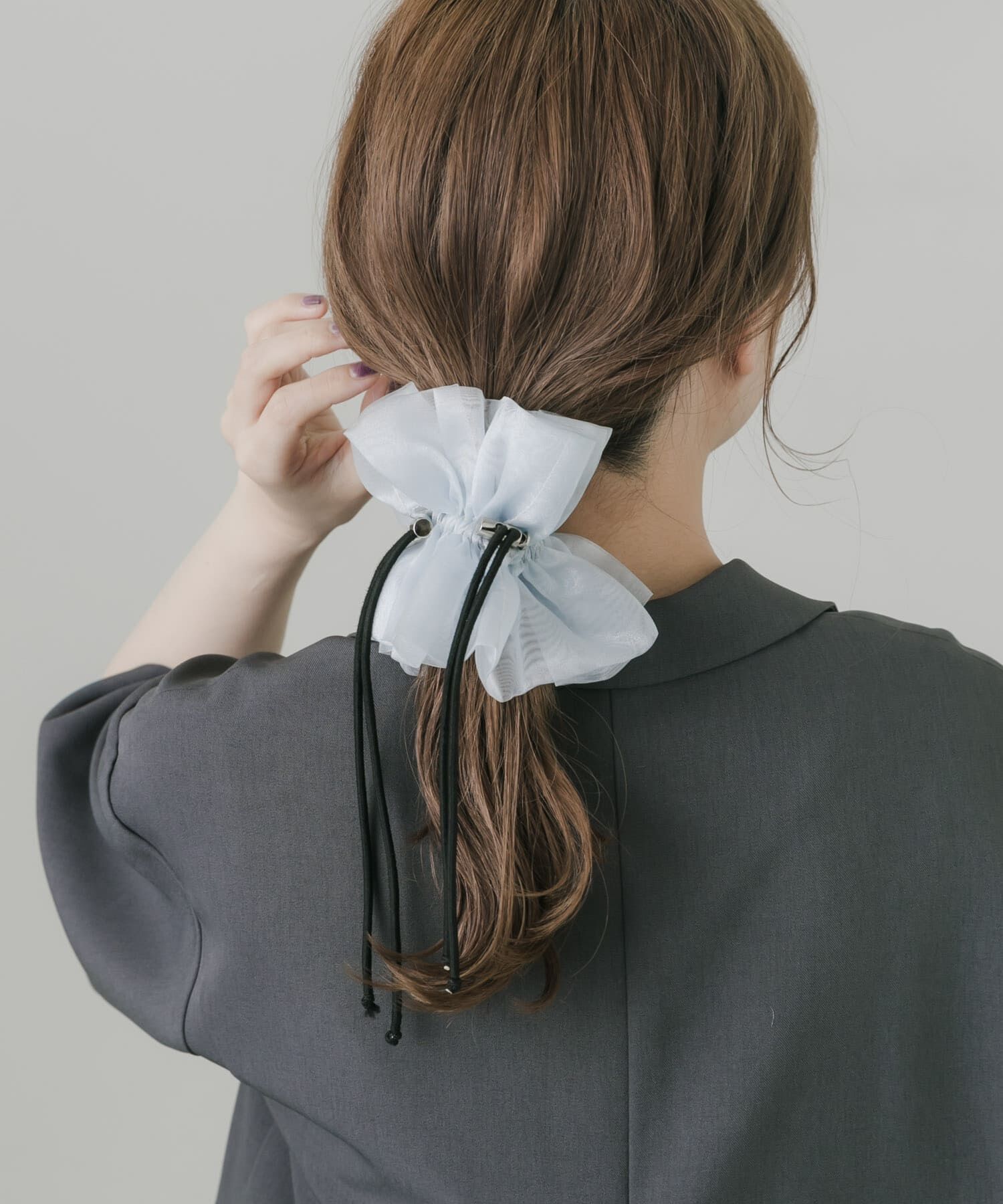 SMELLY「ドローコードシアーシュシュ」|ヘアゴム・シュシュ|