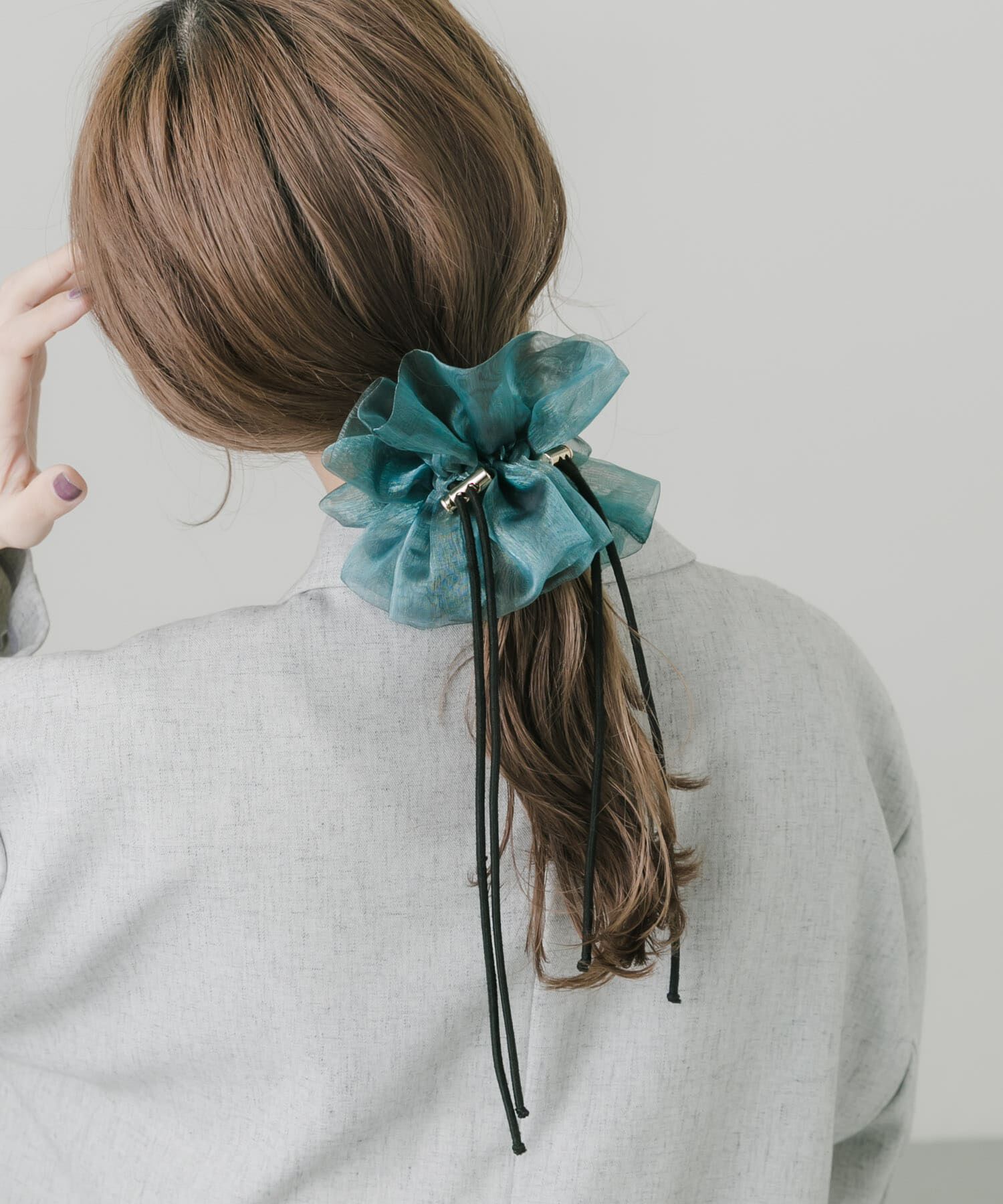 SMELLY「ドローコードシアーシュシュ」|ヘアゴム・シュシュ|