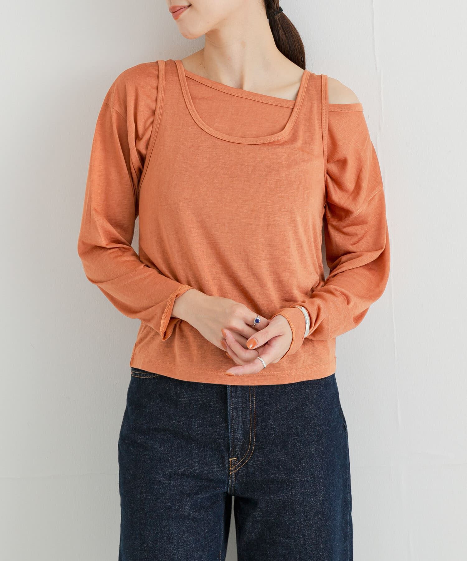 URBAN RESEARCH「Uネックシアータンクトップ」|タンクトップ|