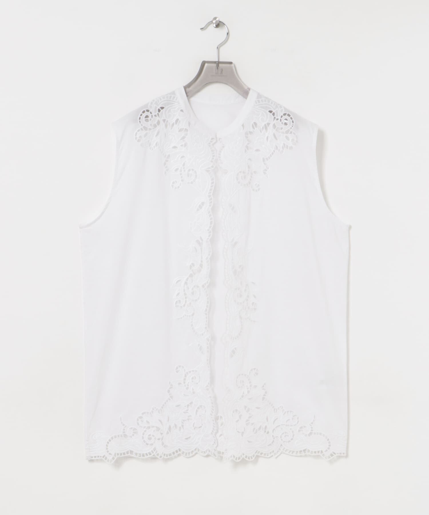 URBAN RESEARCH「カットワークレース刺繍ジレ」|ベスト・ジレ|