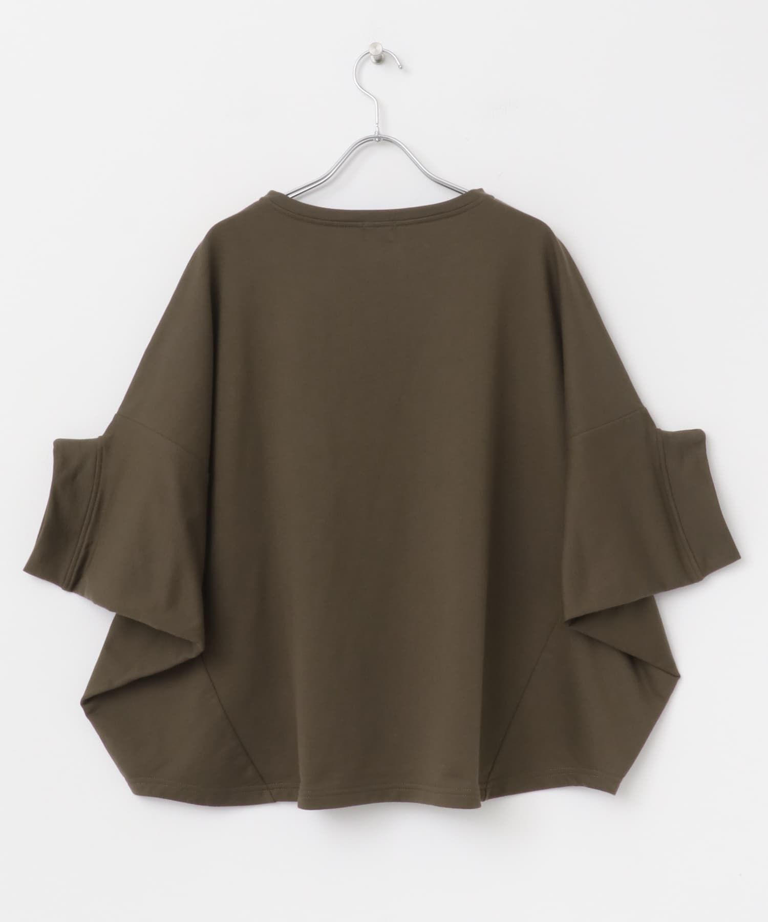 URBAN RESEARCH DOORS「『UR GREEN』ミニ裏毛変形プルオーバー」|Tシャツ・カットソー|