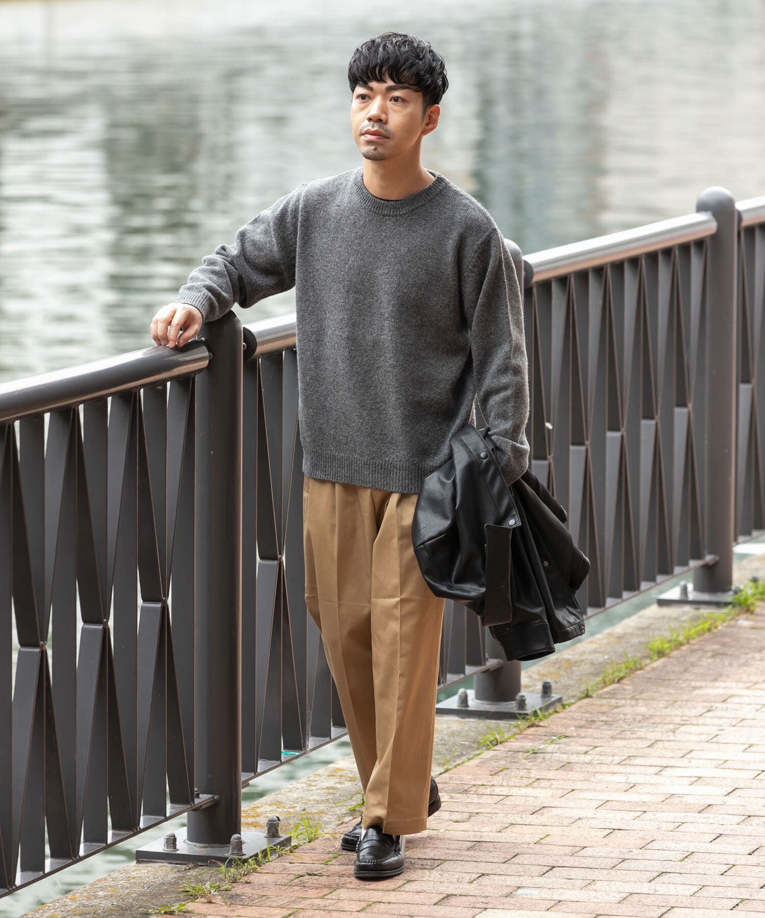 URBAN RESEARCH ROSSO「『XLサイズあり』シェットランドウールクルーネックニット」|ニット・セーター|