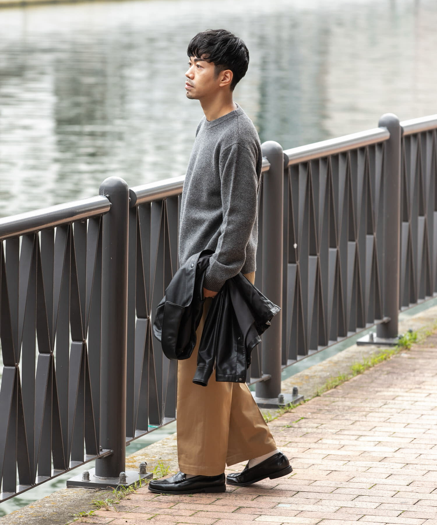 URBAN RESEARCH ROSSO「『XLサイズあり』シェットランドウールクルーネックニット」|ニット・セーター|