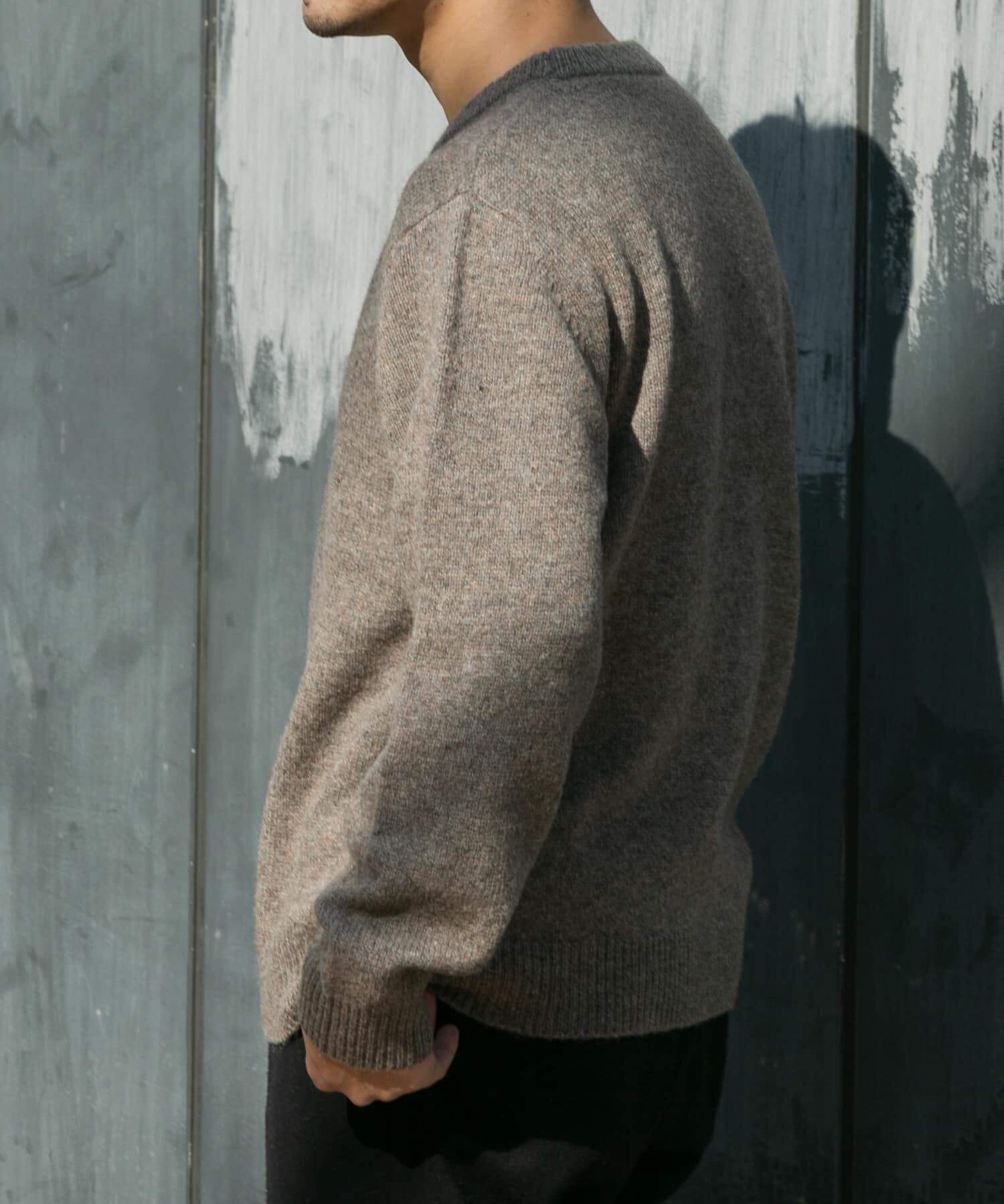 URBAN RESEARCH ROSSO「『XLサイズあり』シェットランドウールクルーネックニット」|ニット・セーター|