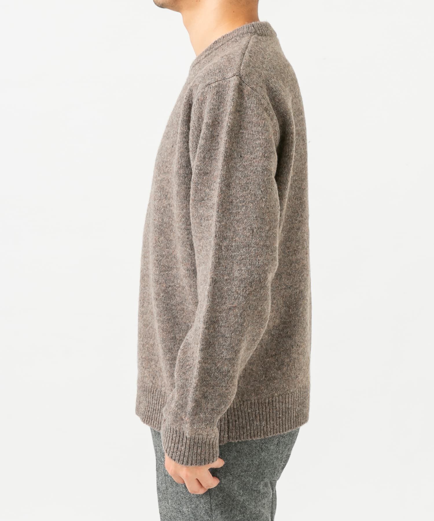 URBAN RESEARCH ROSSO「『XLサイズあり』シェットランドウールクルーネックニット」|ニット・セーター|