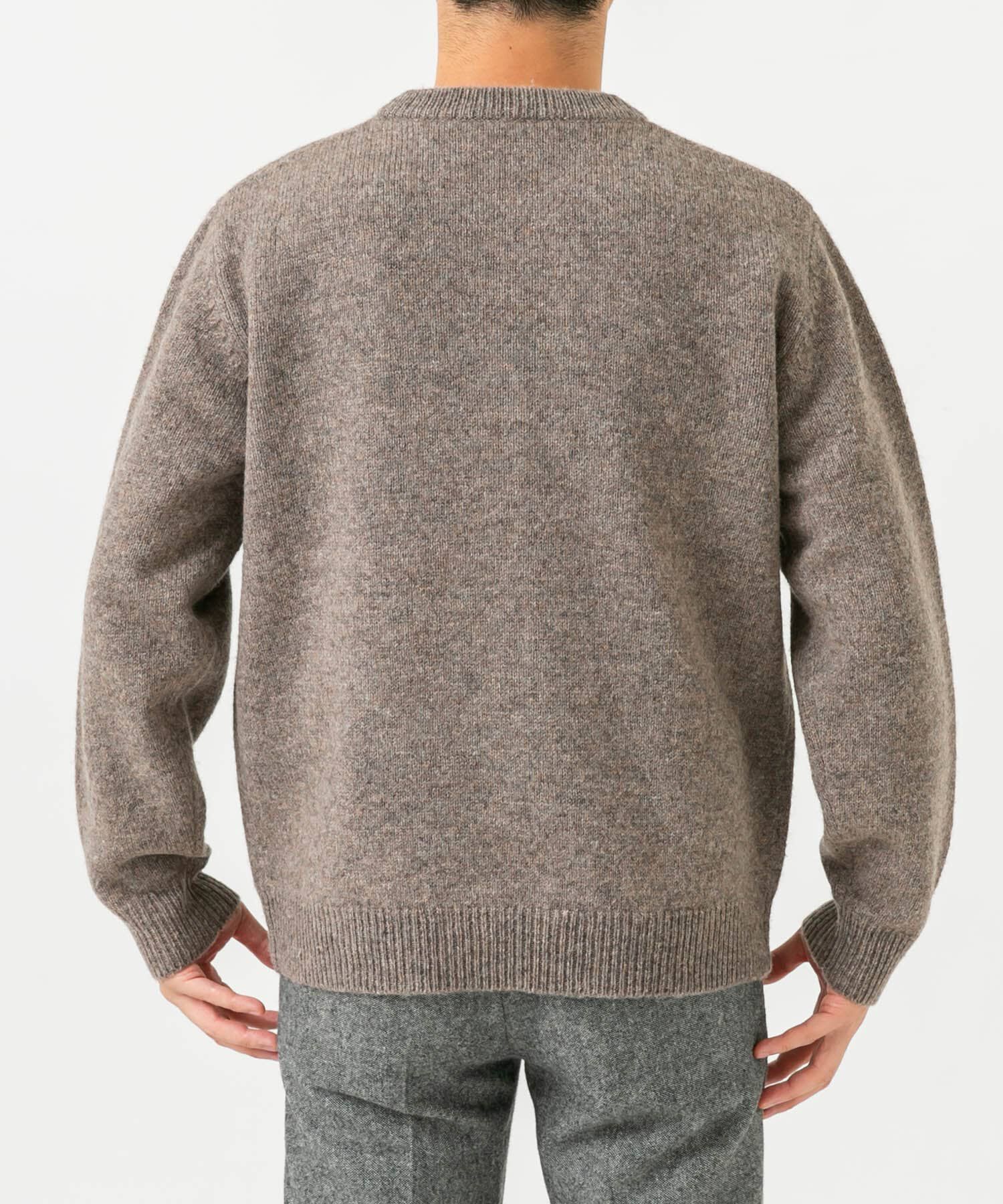 URBAN RESEARCH ROSSO「『XLサイズあり』シェットランドウールクルーネックニット」|ニット・セーター|