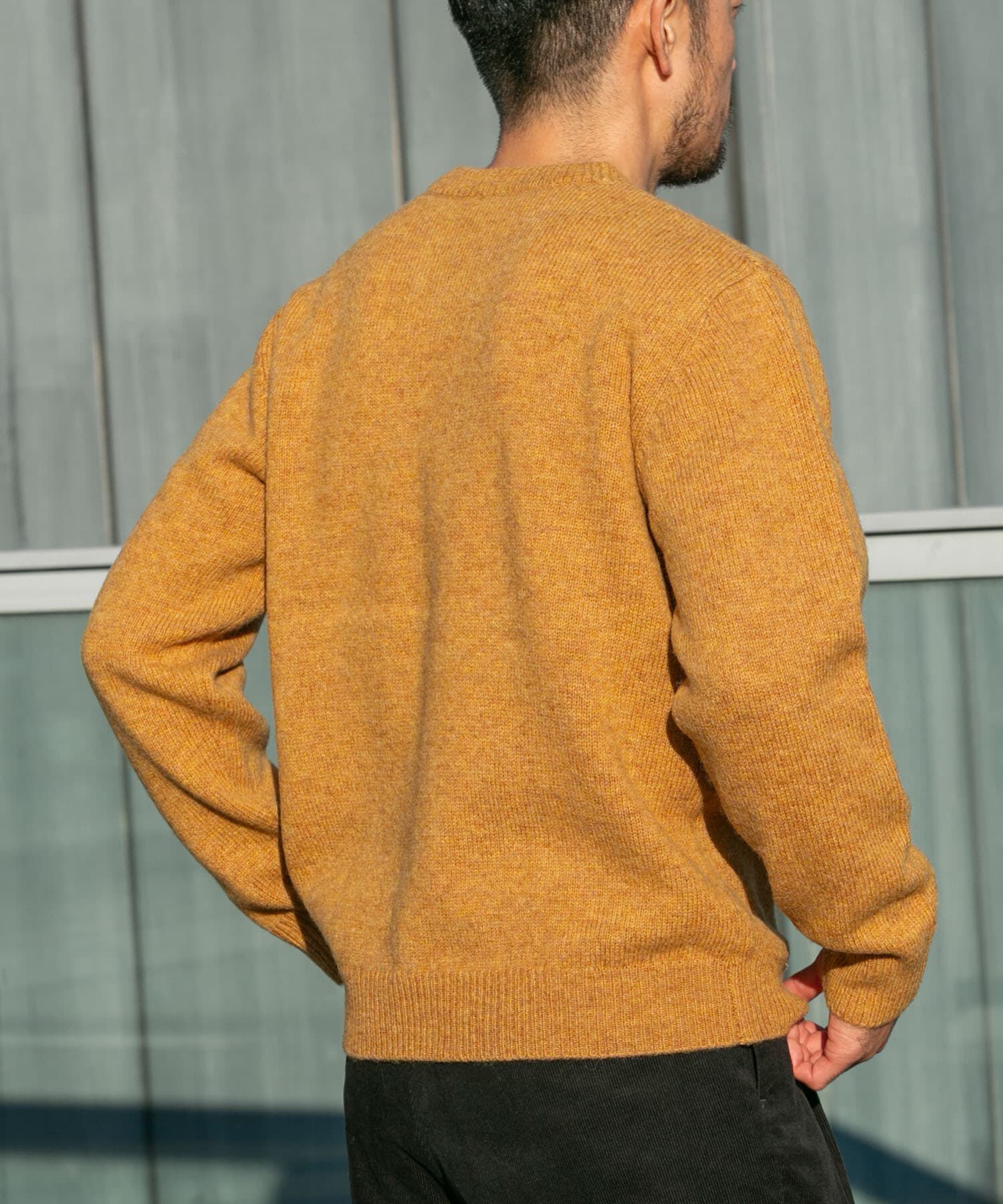 URBAN RESEARCH ROSSO「『XLサイズあり』シェットランドウールクルーネックニット」|ニット・セーター|