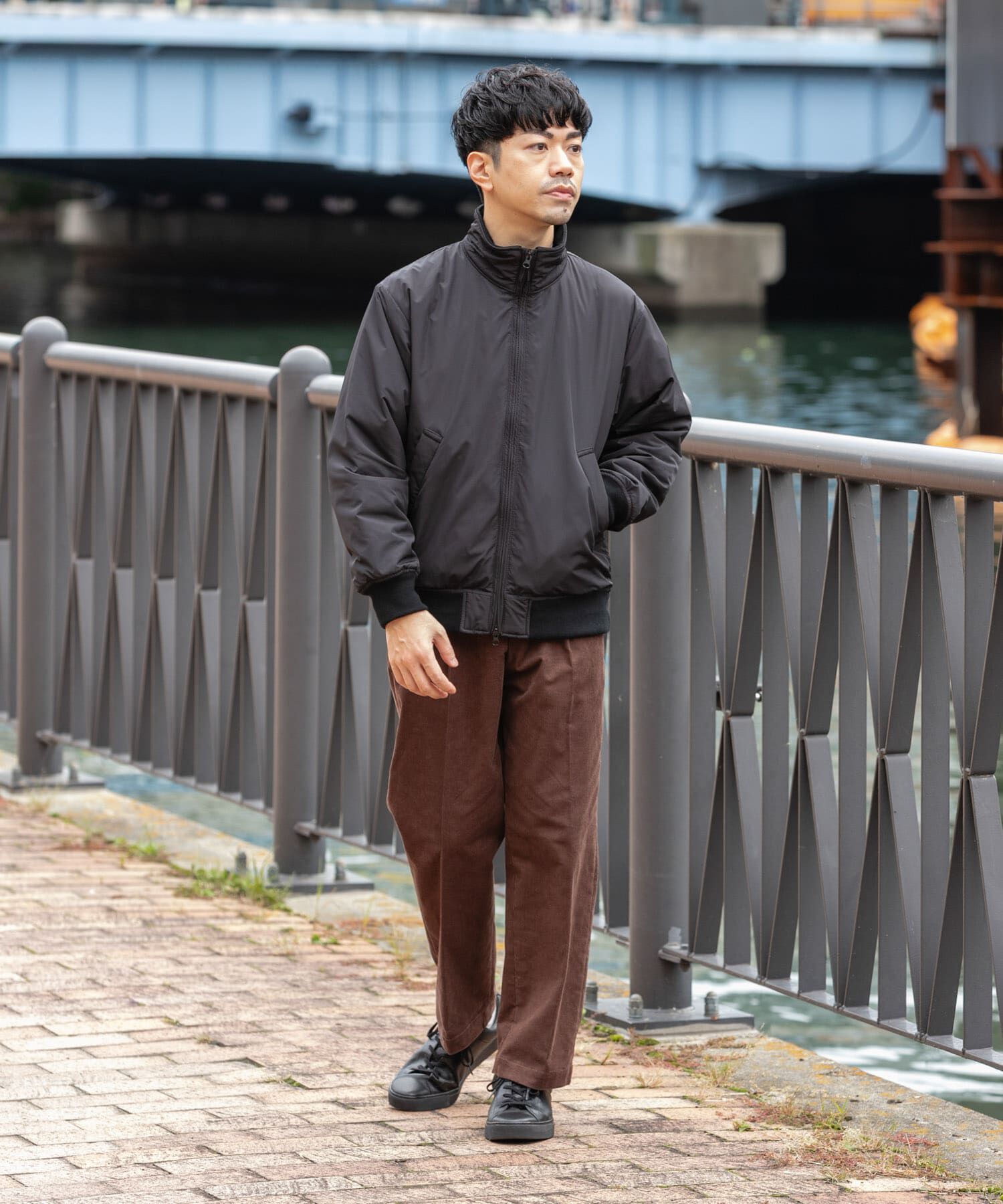 URBAN RESEARCH ROSSO「『XLサイズあり』NOUVELLE中綿スタンドブルゾン」|ブルゾン・スタジャン|