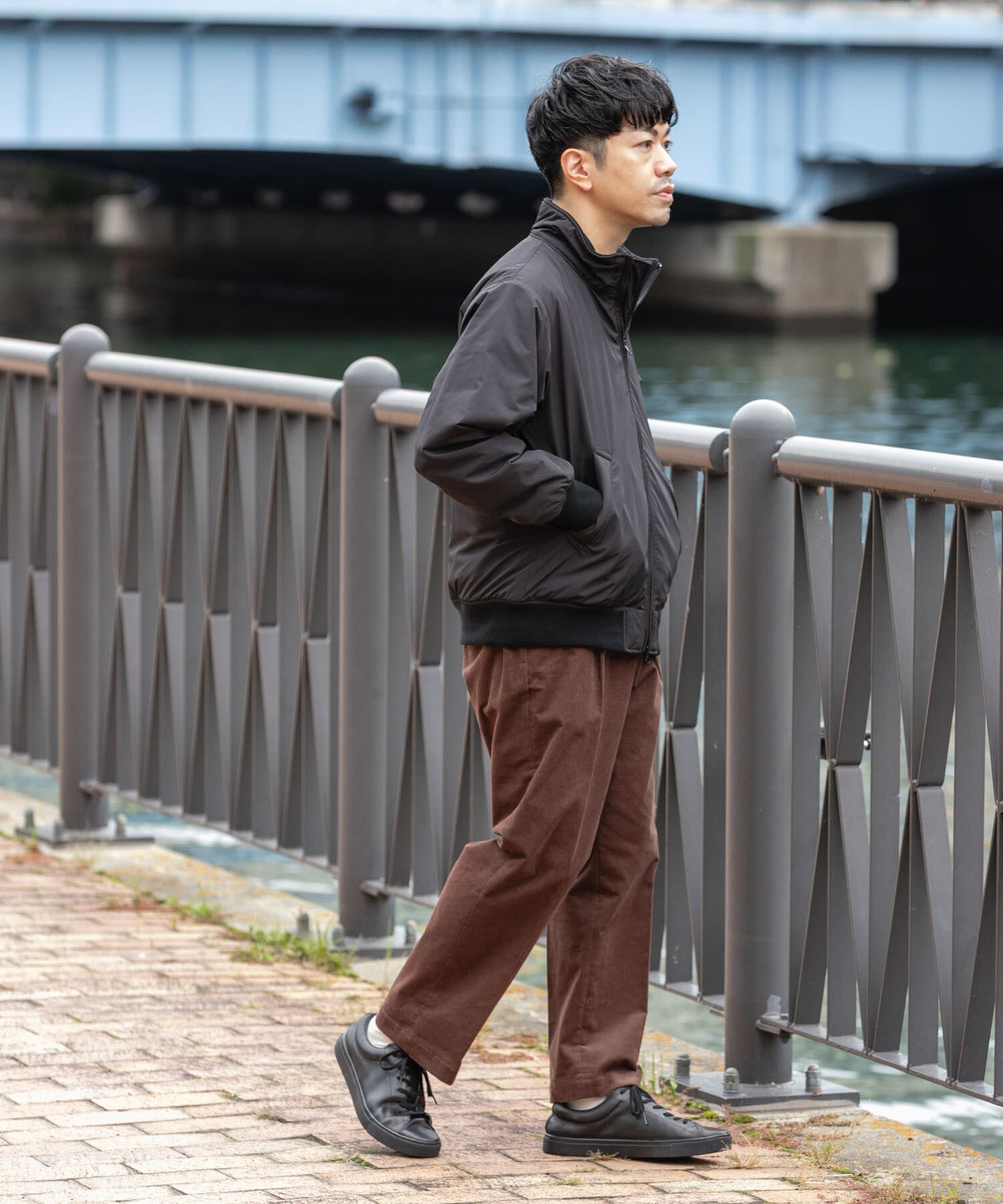 URBAN RESEARCH ROSSO「『XLサイズあり』NOUVELLE中綿スタンドブルゾン」|ブルゾン・スタジャン|