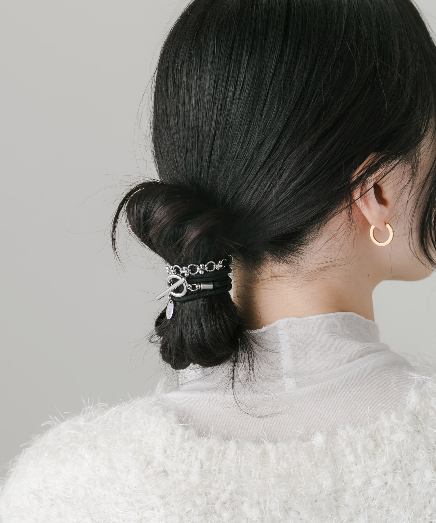 SMELLY「マンテルチェーン2セットヘアポニー」|ヘアゴム・シュシュ|