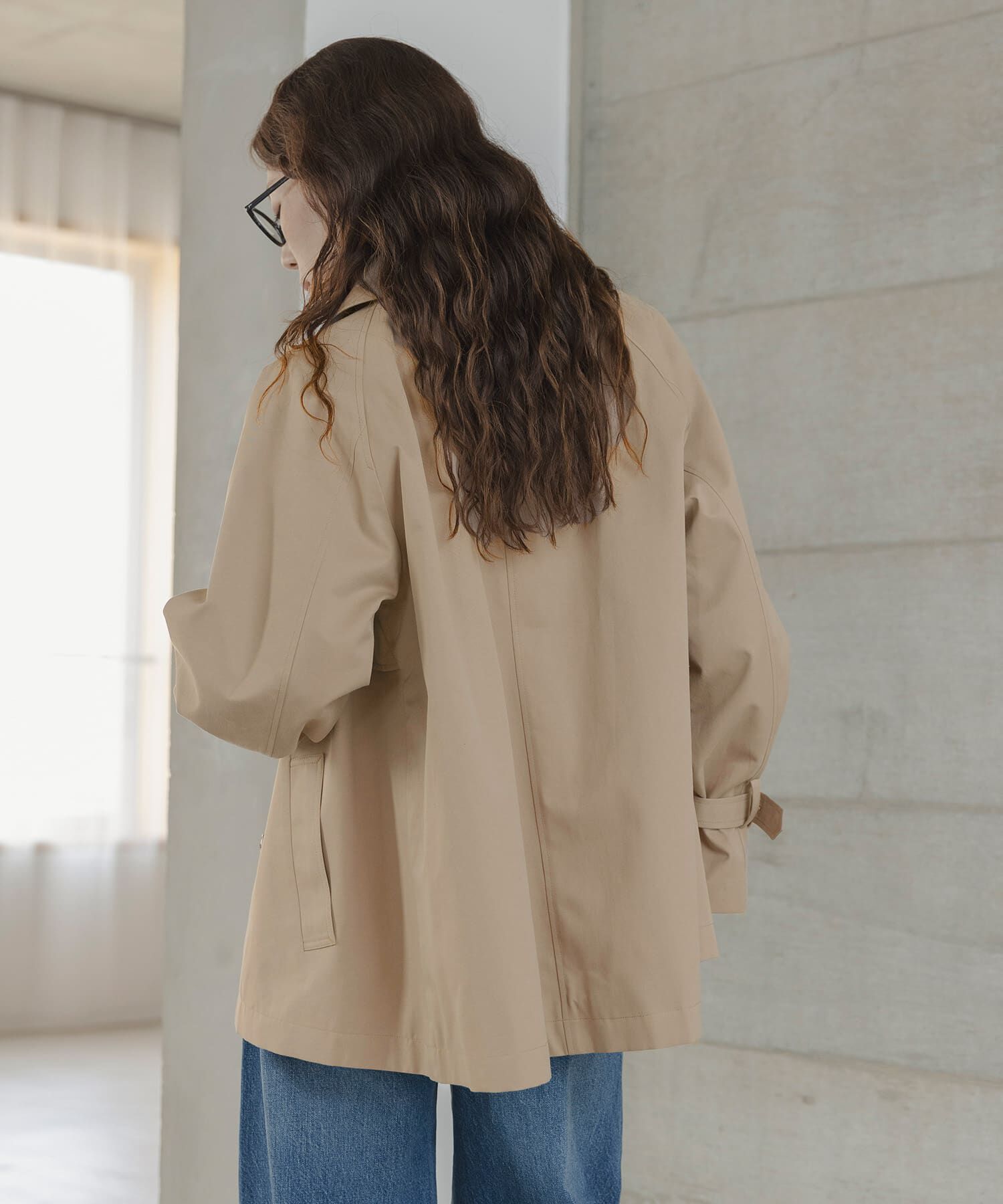 Sonny Label 「撥水ショートトレンチコート」|トレンチコート|