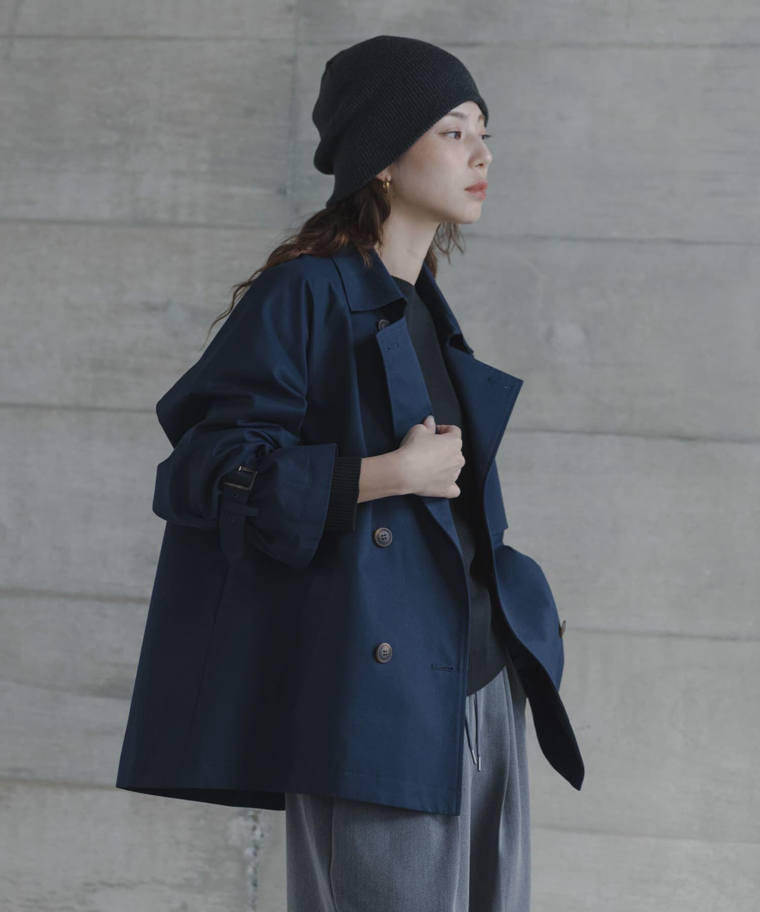 Sonny Label 「撥水ショートトレンチコート」|トレンチコート|