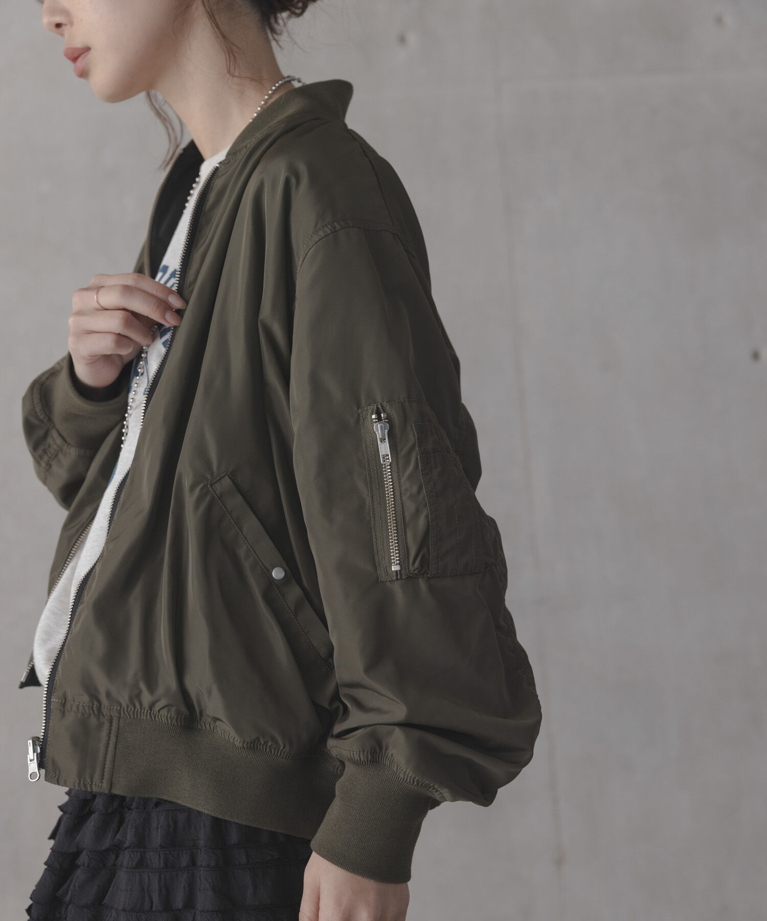 Sonny Label 「『WEB限定』リバーシブルオーバーMA-1」|ブルゾン・スタジャン|