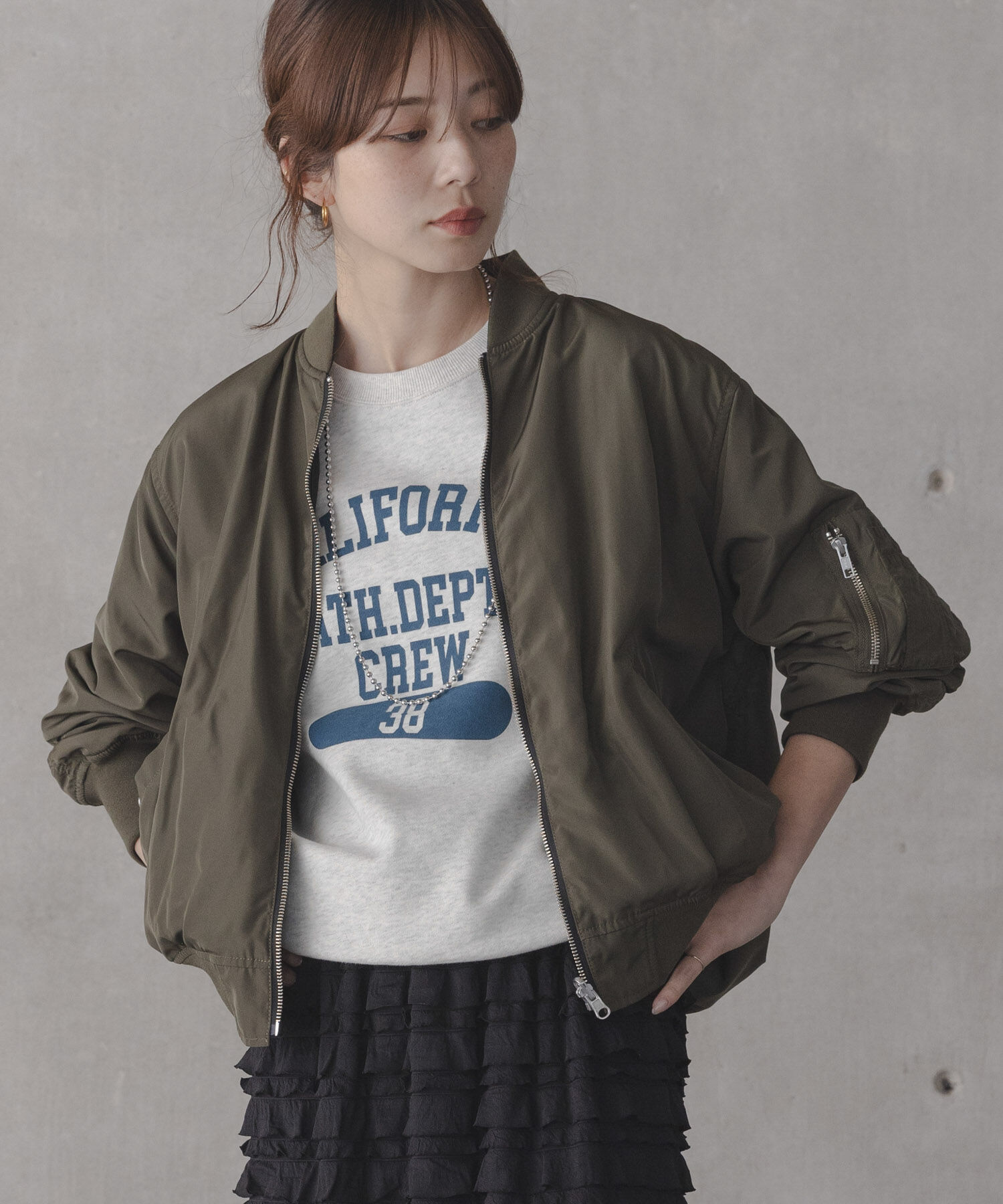 Sonny Label 「『WEB限定』リバーシブルオーバーMA-1」|ブルゾン・スタジャン|