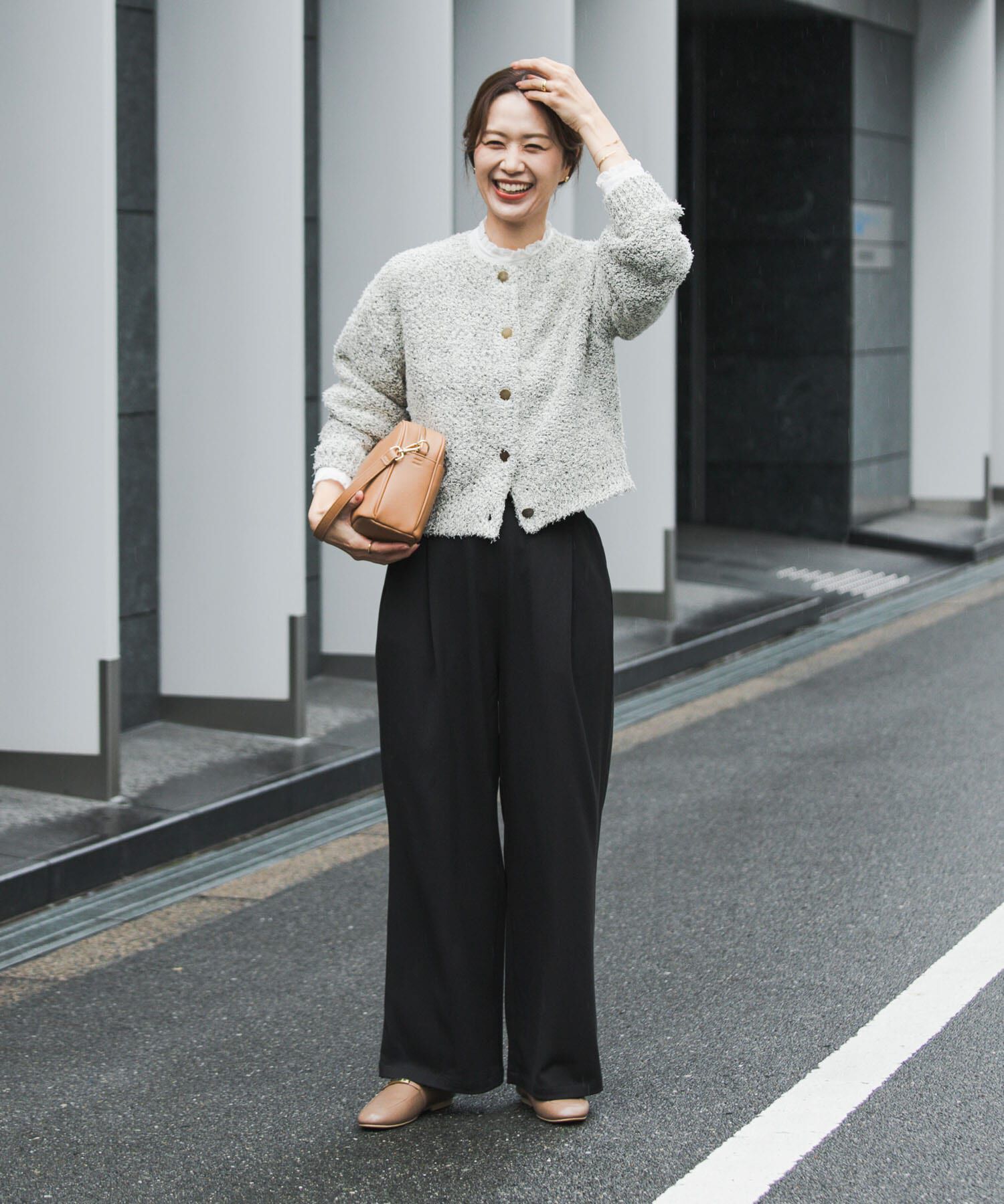 URBAN RESEARCH DOORS「『仁村紗和さん着用』『UR TECH』完声フロントタックイージーパンツ」|その他|