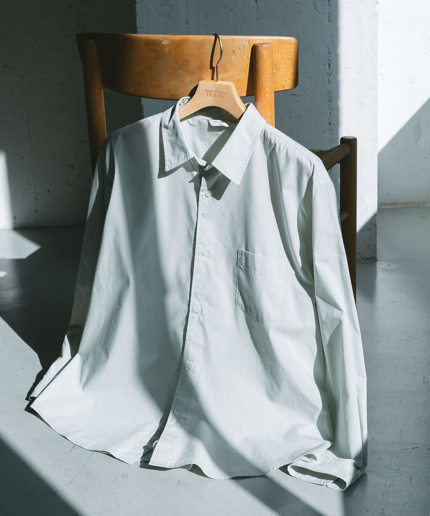 URBAN RESEARCH DOORS「TCブロードレギュラーカラーシャツ」|シャツ・ブラウス|ベージュ系その他