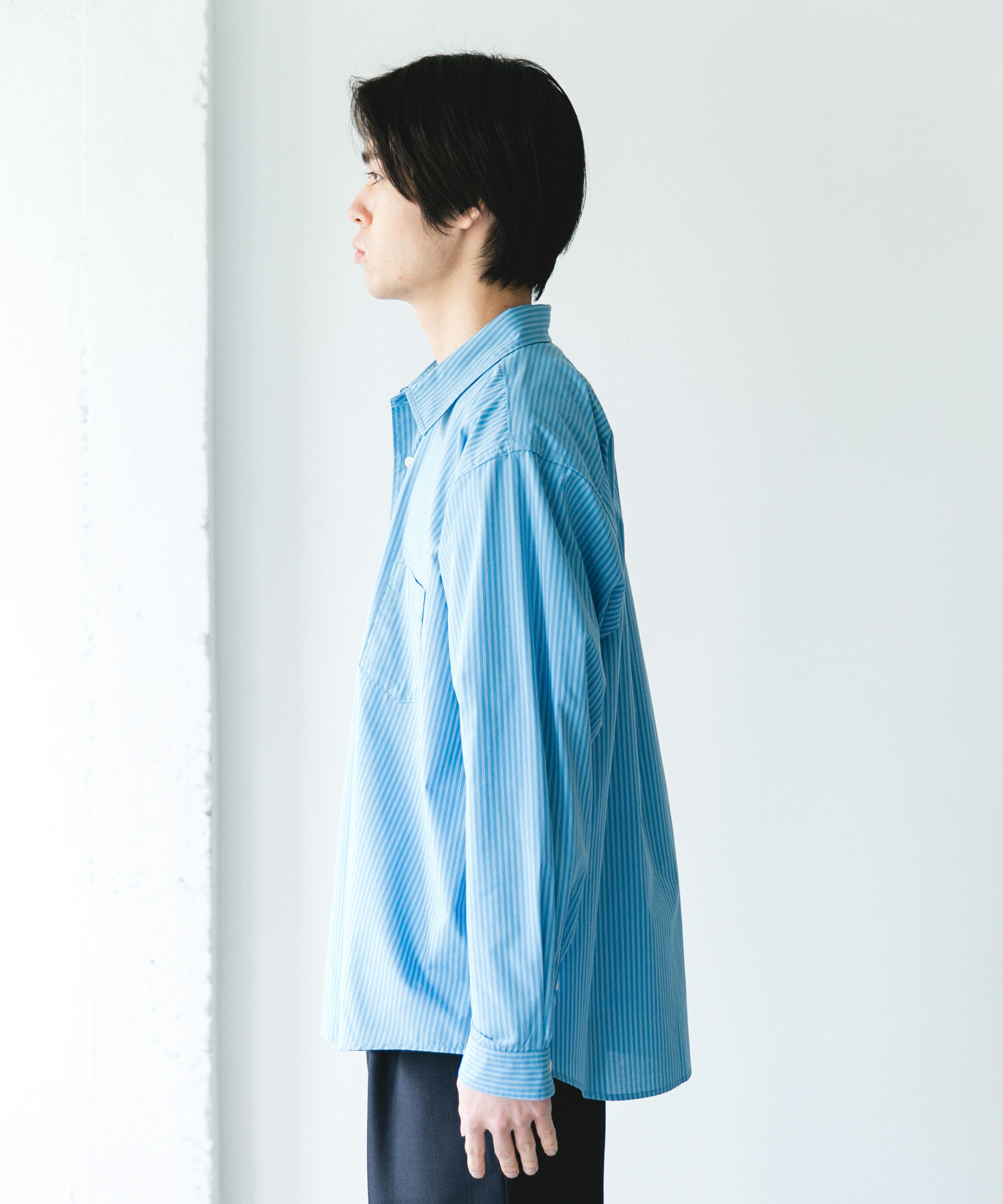 URBAN RESEARCH DOORS「TCブロードレギュラーカラーシャツ」|シャツ・ブラウス|