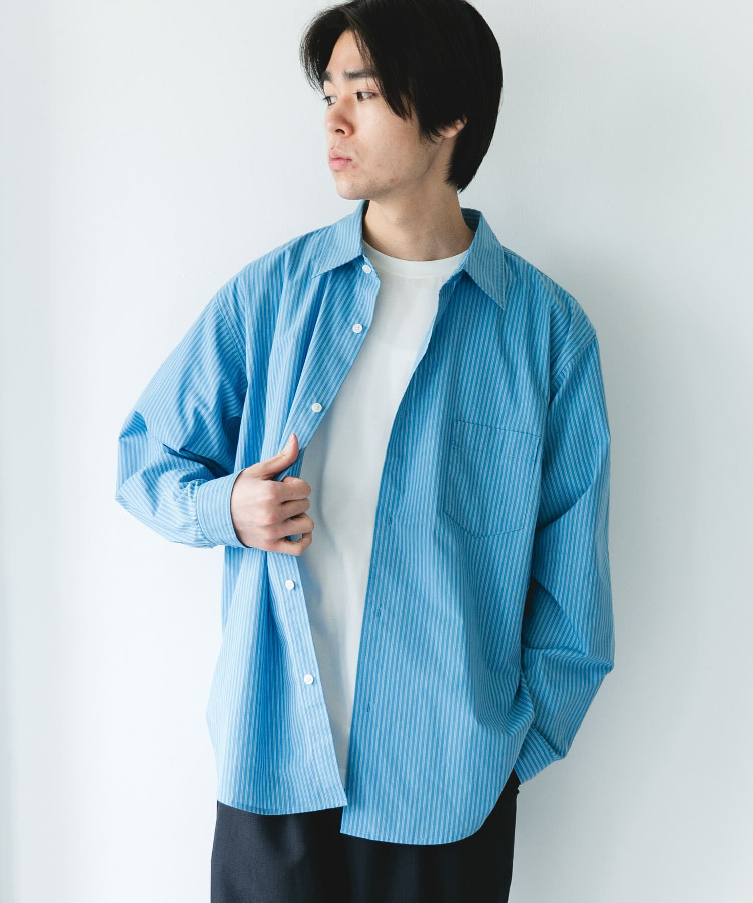 URBAN RESEARCH DOORS「TCブロードレギュラーカラーシャツ」|シャツ・ブラウス|