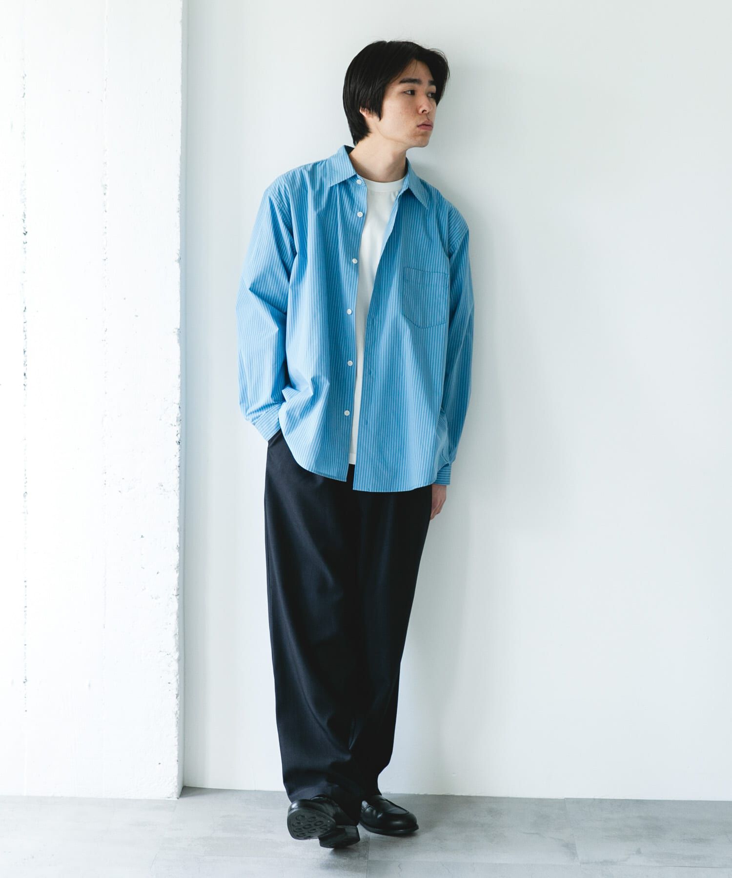 URBAN RESEARCH DOORS「TCブロードレギュラーカラーシャツ」|シャツ・ブラウス|