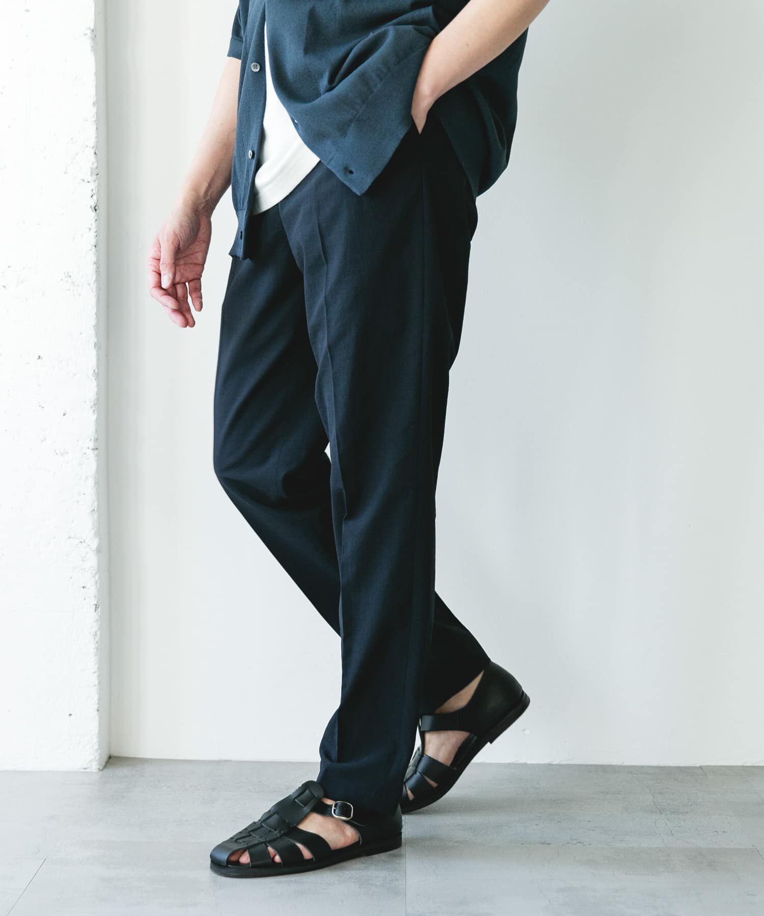 URBAN RESEARCH DOORS「『イージーケア/速乾/UVカット』クイックドライ テーパードトラウザー」|その他|