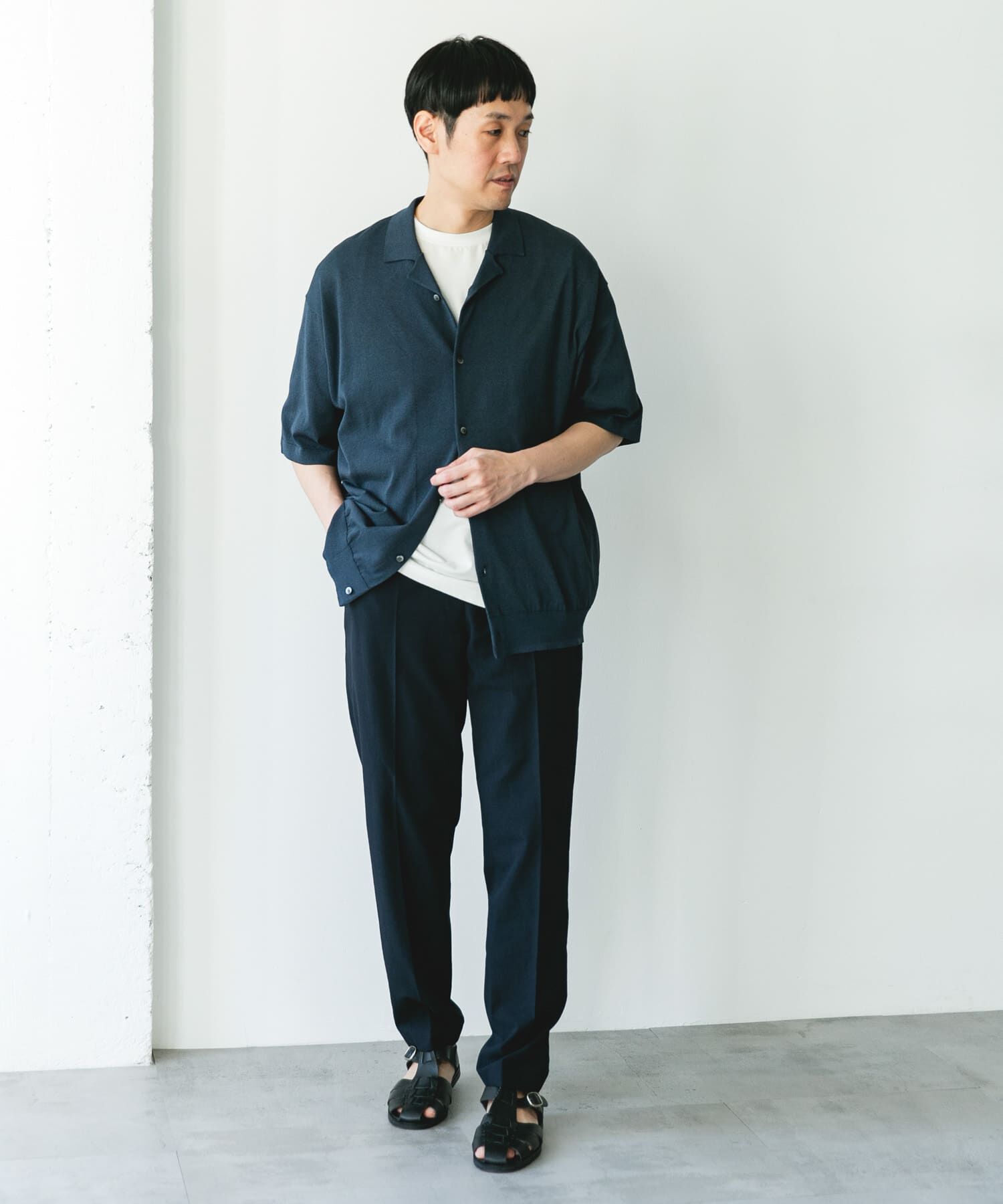 URBAN RESEARCH DOORS「『イージーケア/速乾/UVカット』クイックドライ テーパードトラウザー」|その他|