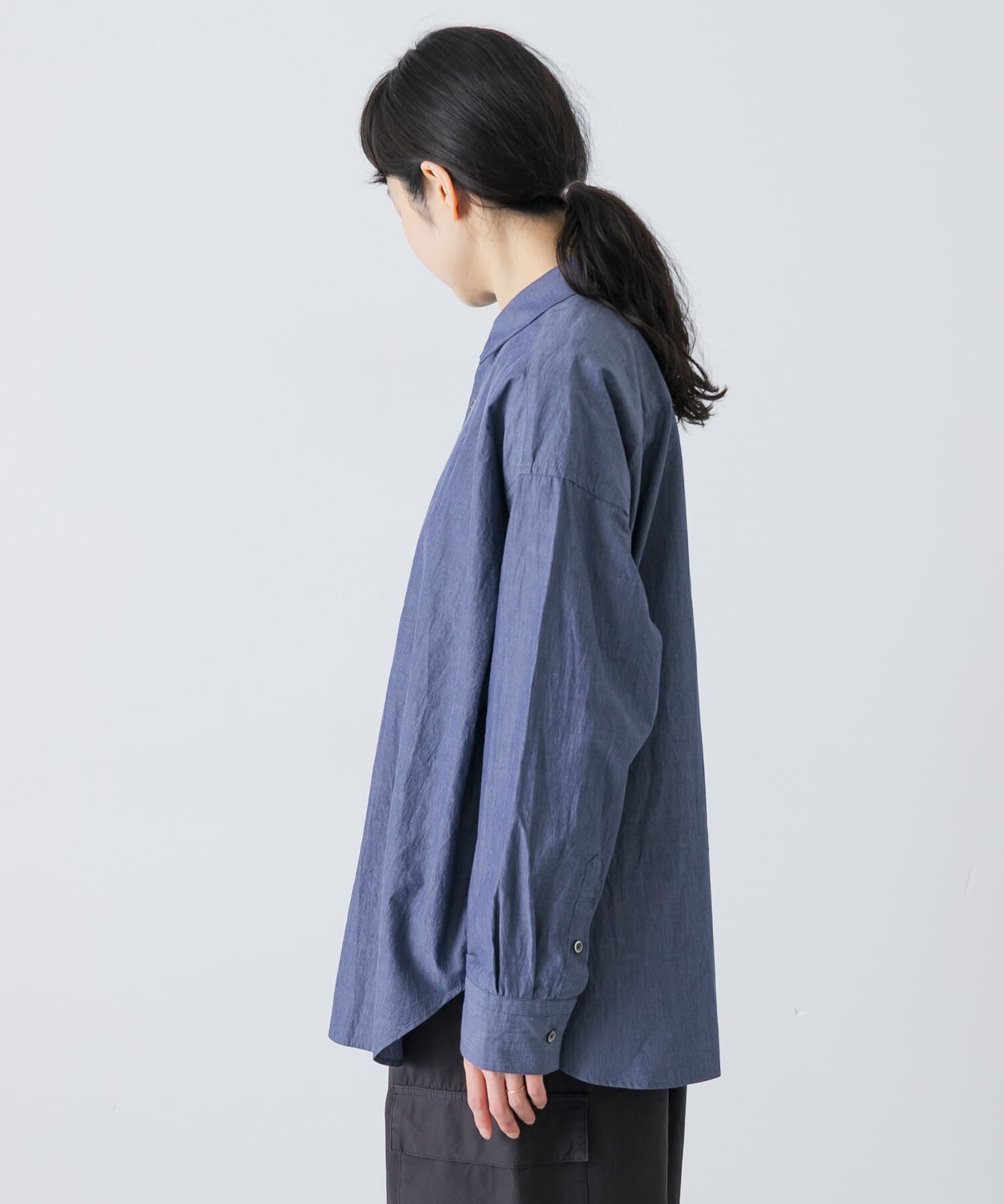 かぐれ「ハイツイストコットンレギュラーシャツ」|シャツ・ブラウス|