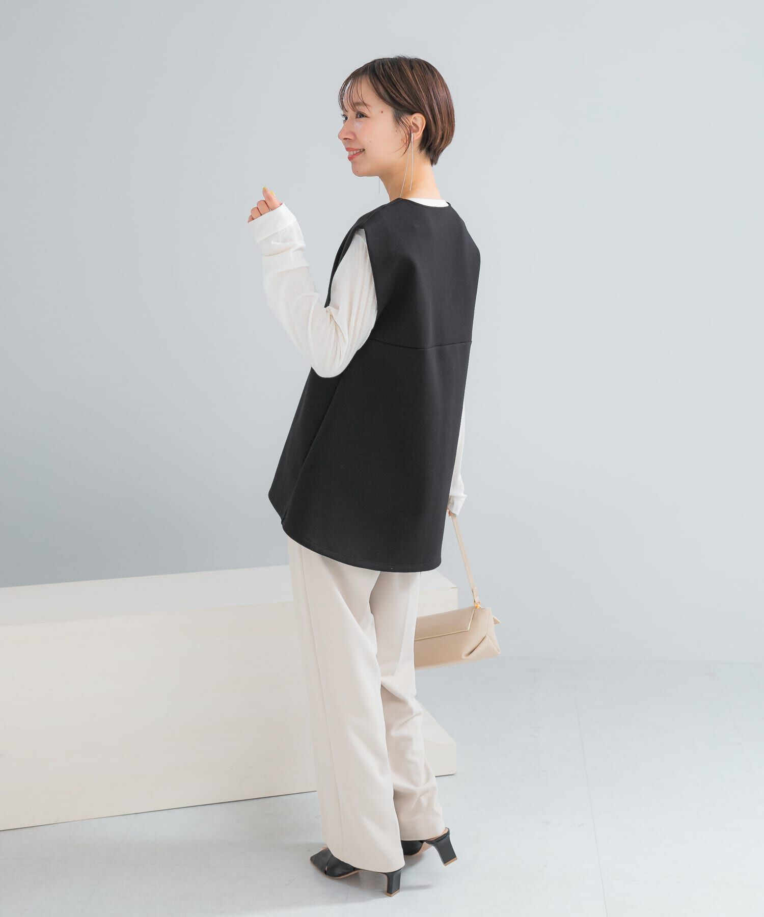 URBAN RESEARCH ROSSO「Vネックポンチベスト」|ベスト・ジレ|