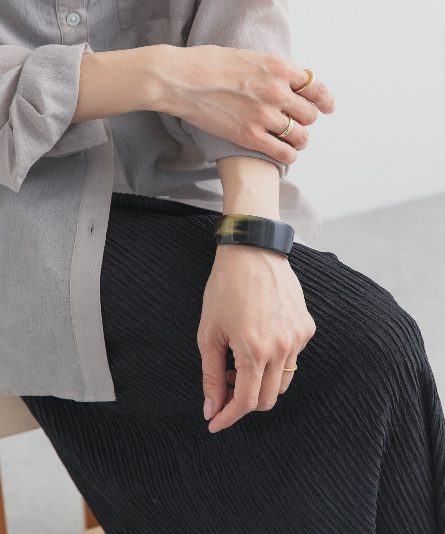 URBAN RESEARCH DOORS「バッファローバングル」|ブレスレット・バングル|ブラウン