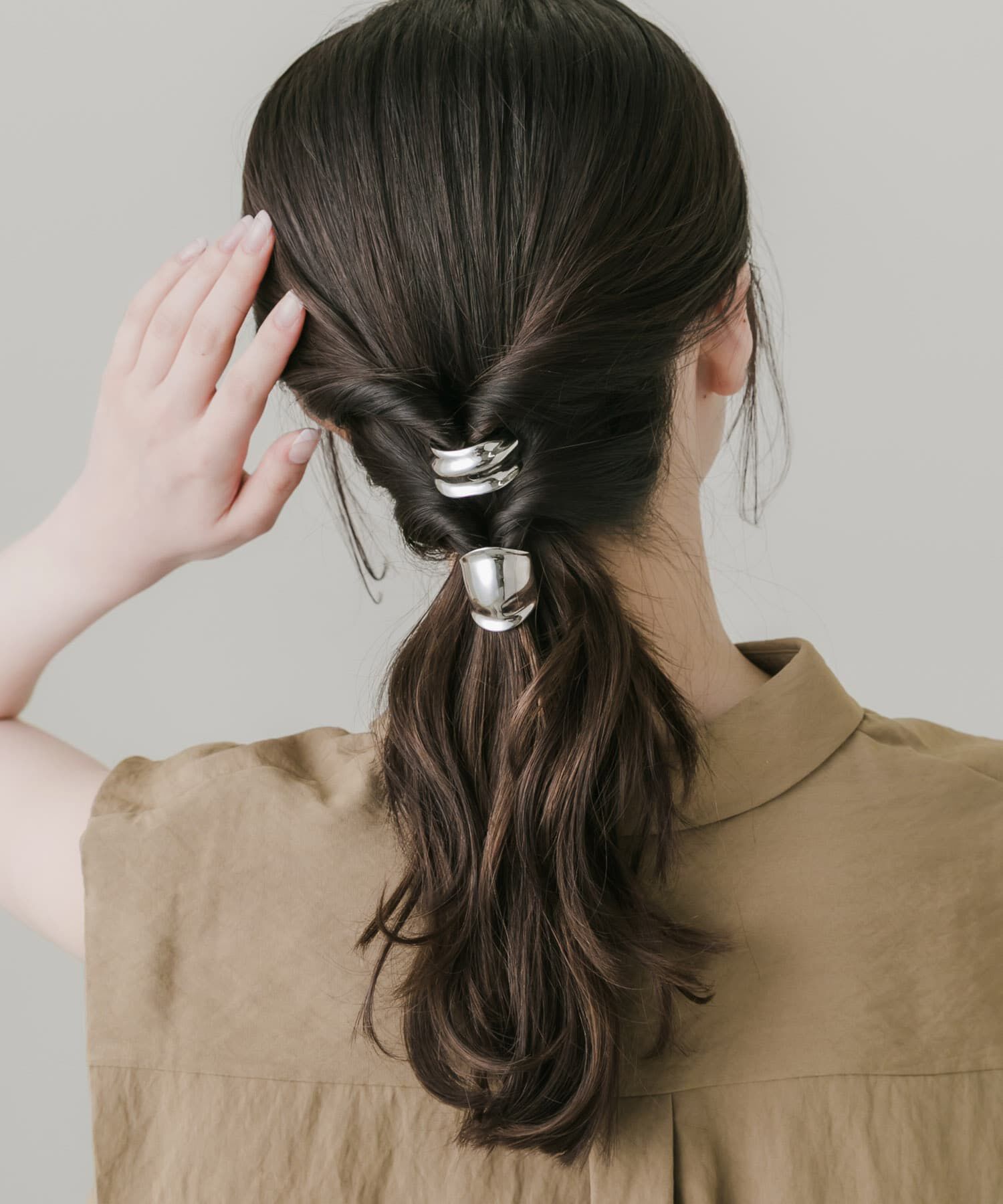 SMELLY「ニュアンスメタル2セットヘアカフ」|その他|