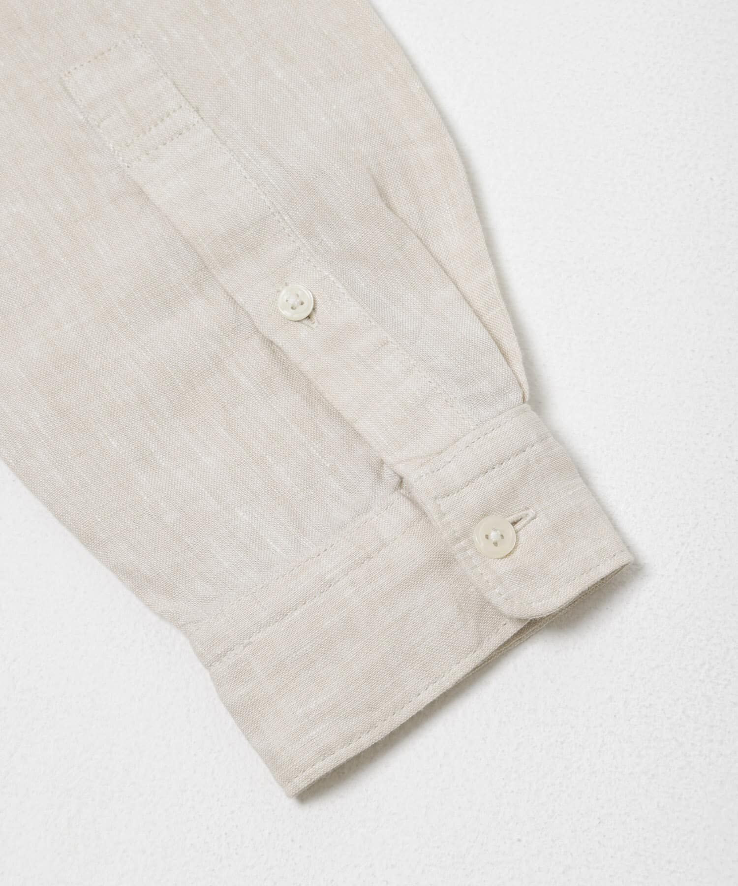 URBAN RESEARCH DOORS「シルケットリネン バンドカラーロングスリーブシャツ」|シャツ・ブラウス|