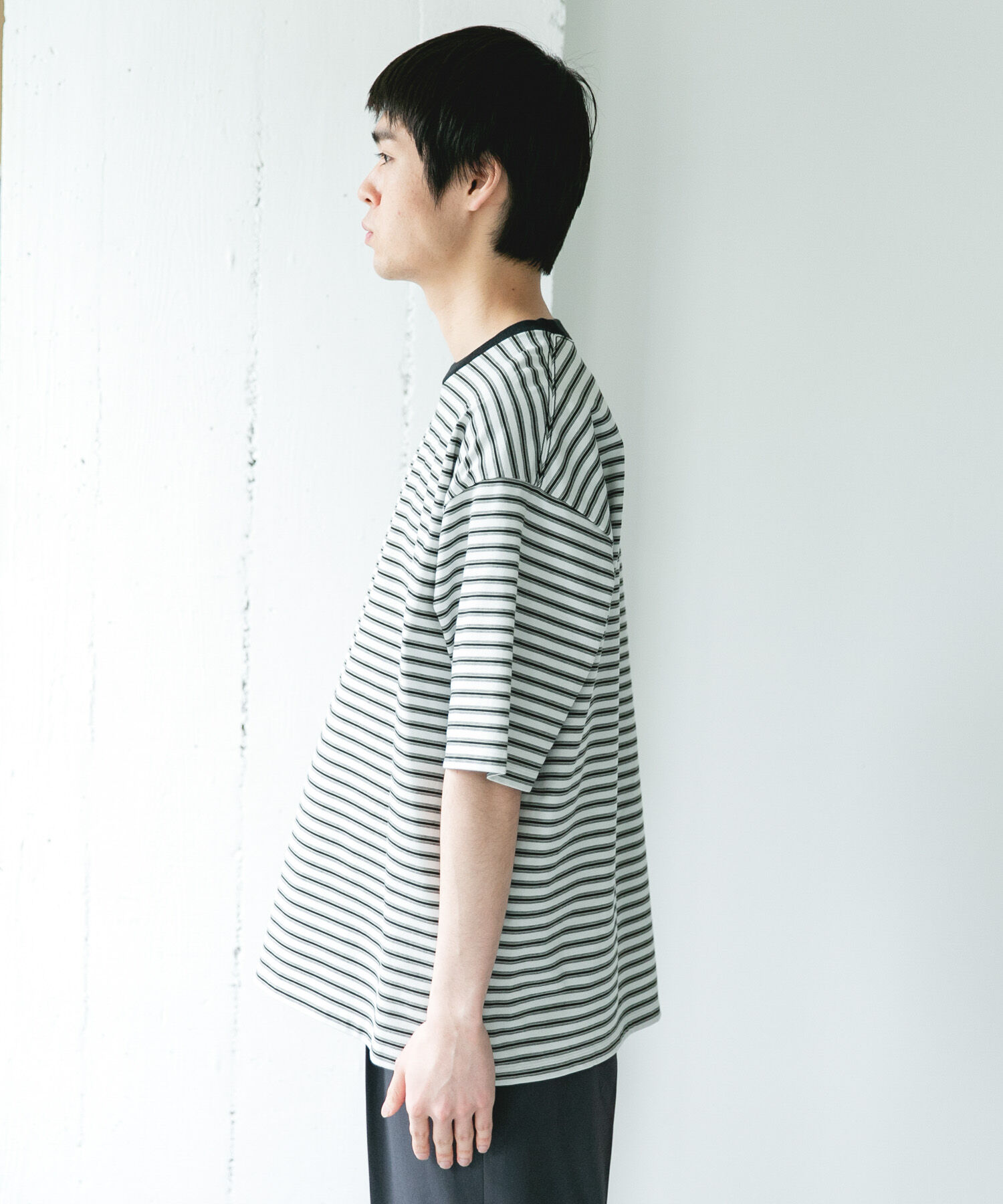 URBAN RESEARCH DOORS「プレーティングマルチボーダーTシャツ」|Tシャツ・カットソー|