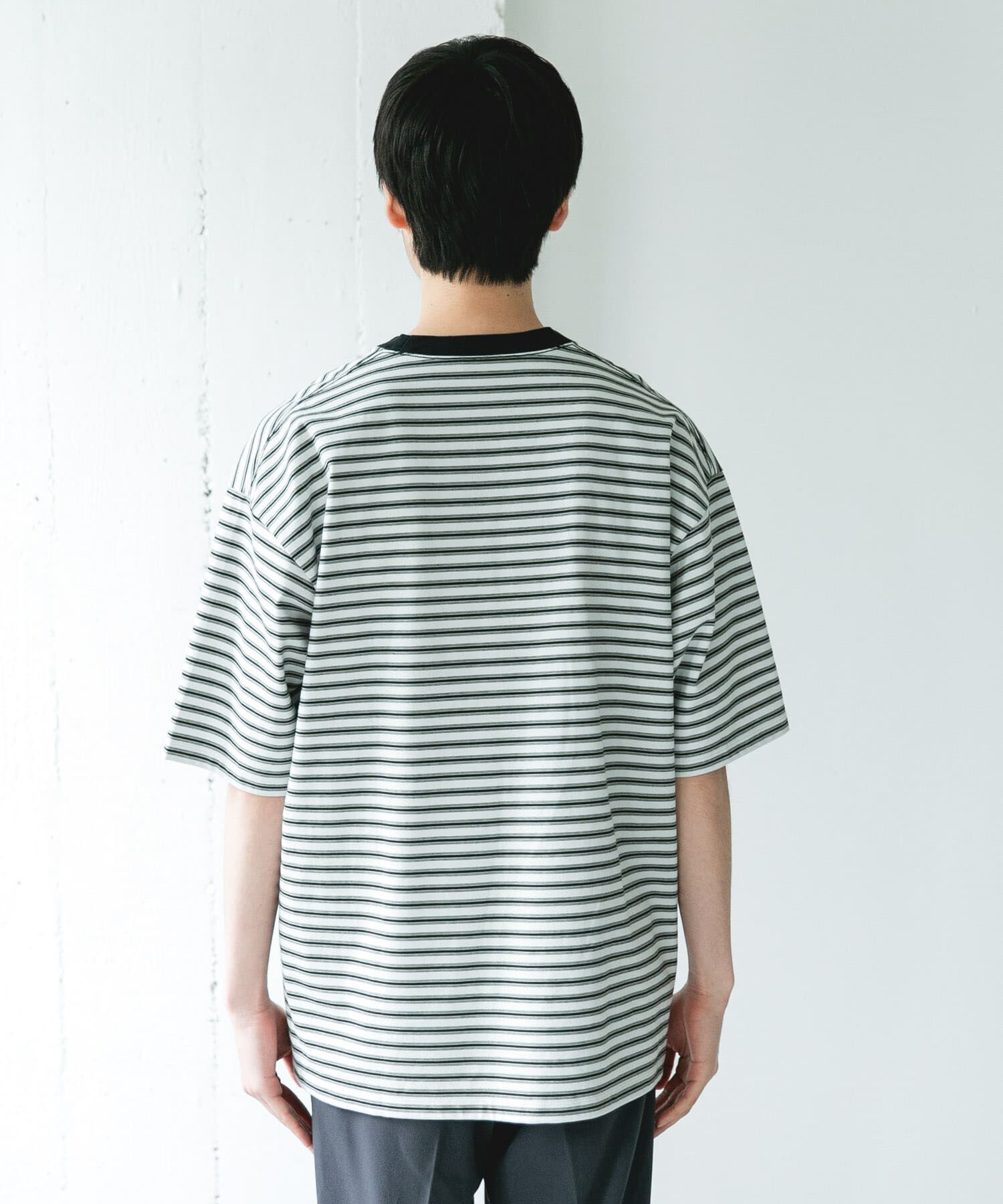 URBAN RESEARCH DOORS「プレーティングマルチボーダーTシャツ」|Tシャツ・カットソー|