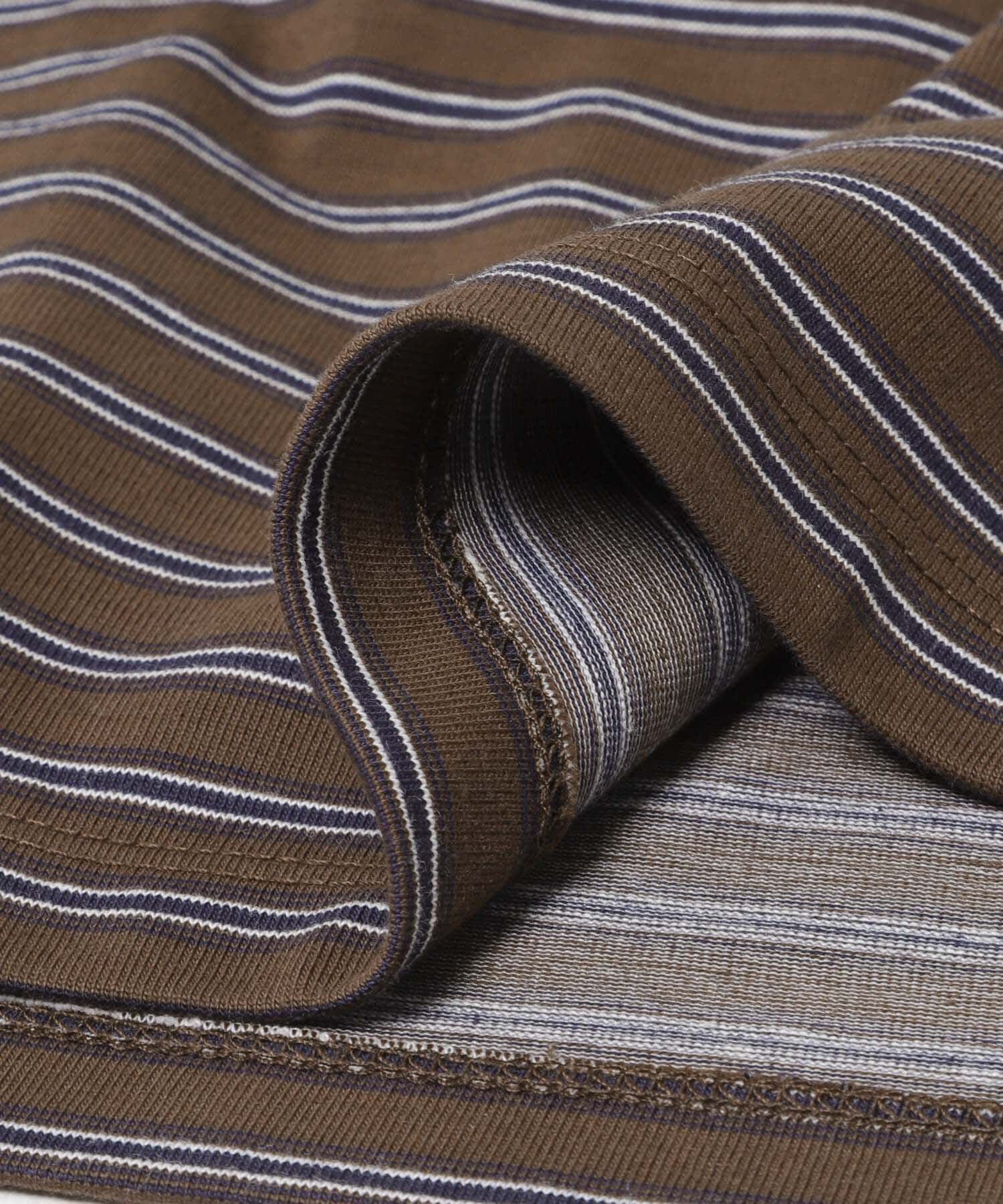 URBAN RESEARCH DOORS「プレーティングマルチボーダーTシャツ」|Tシャツ・カットソー|