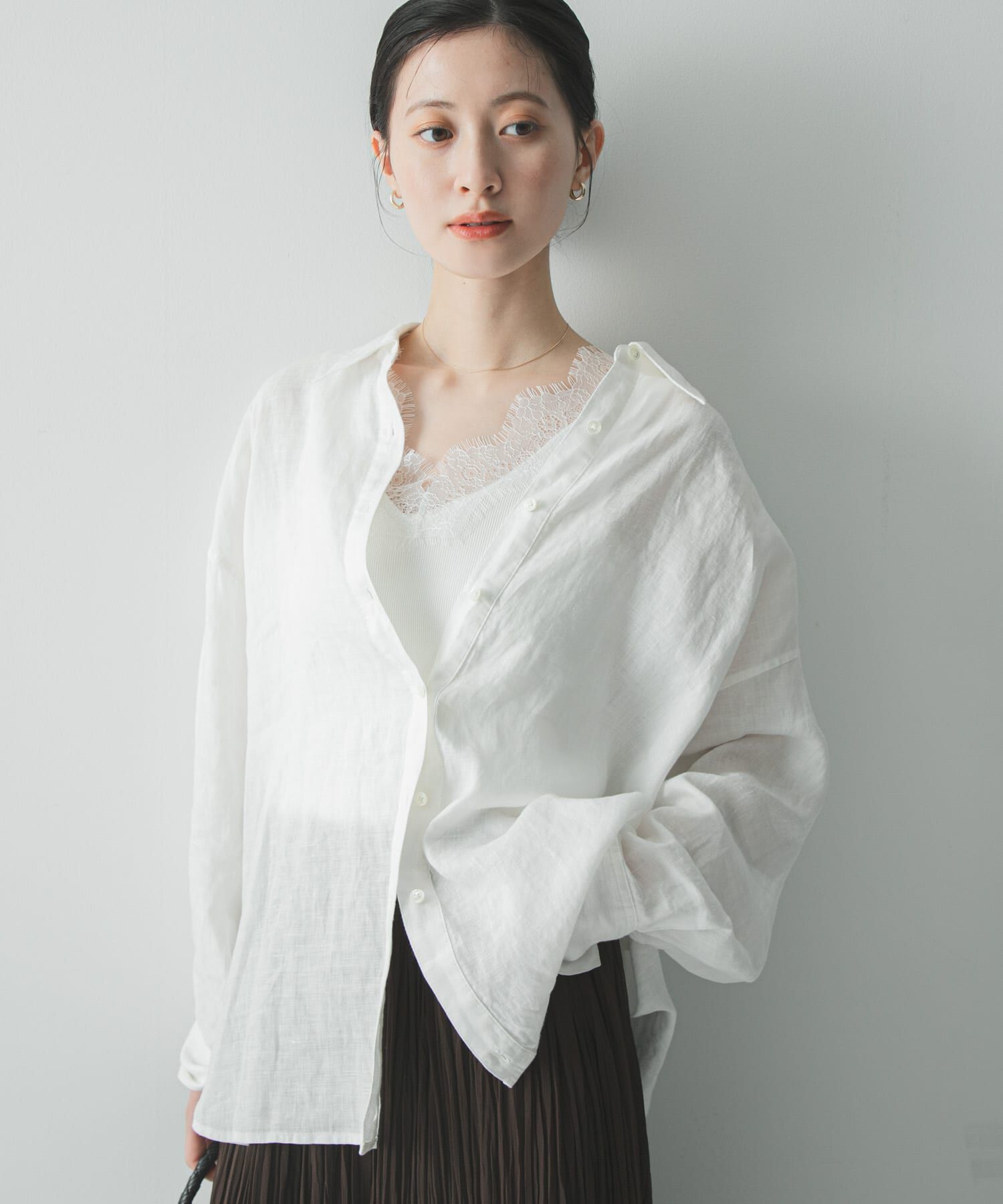 URBAN RESEARCH「スカラップレースタンクトップ」|タンクトップ|